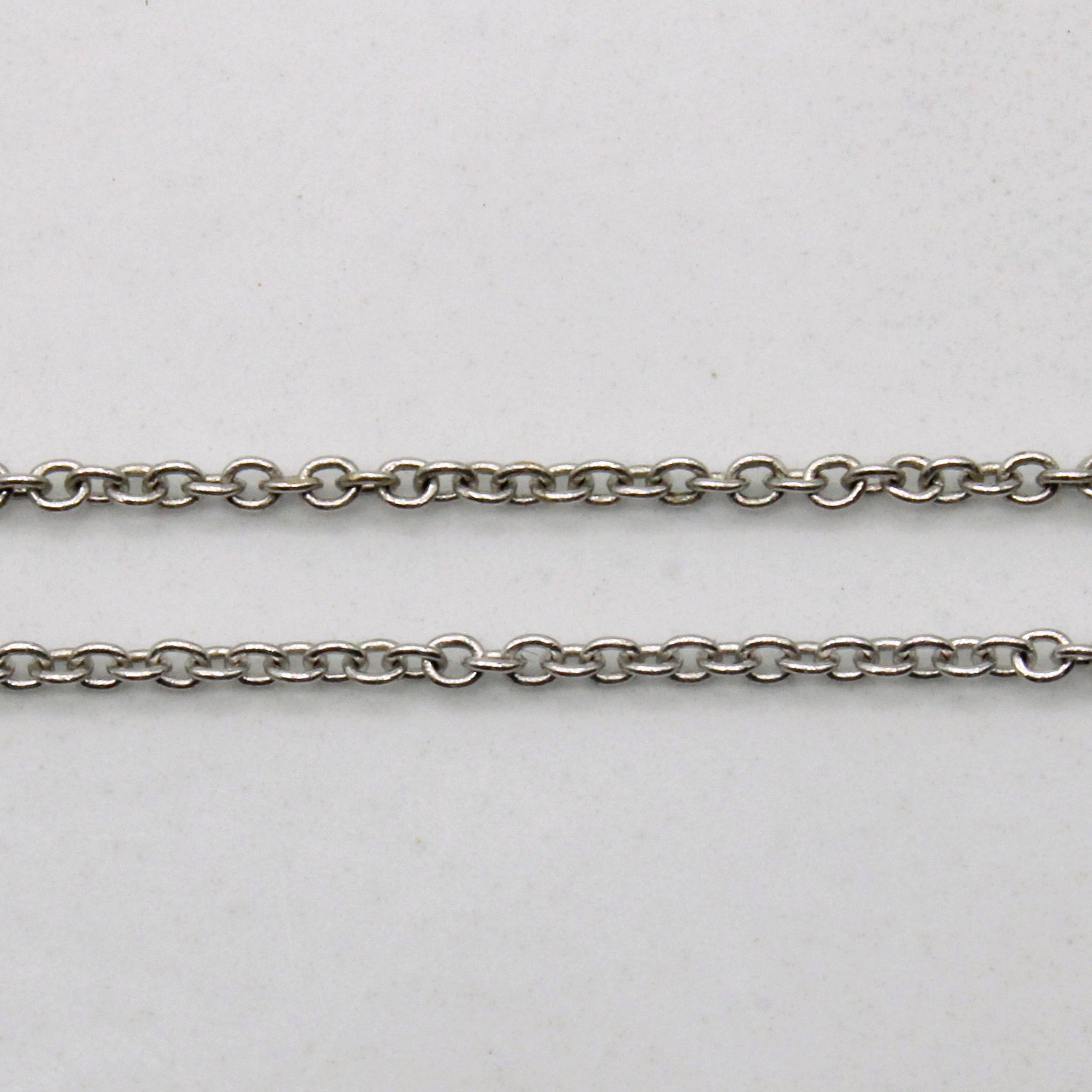 Birks' Diamond Lattice Heart Necklace | 0.04ctw | 16" |