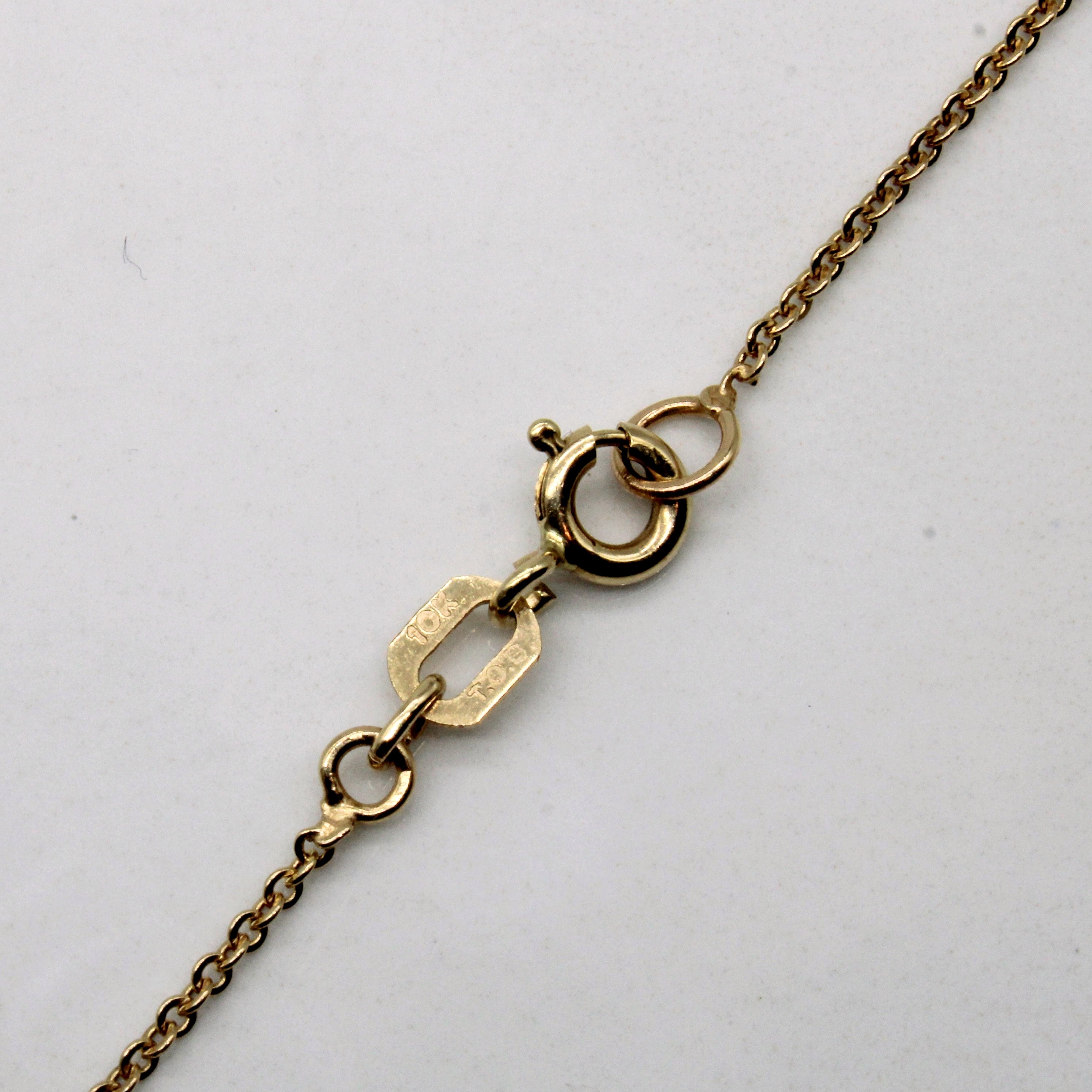 Diamond Abstract Pendant Necklace | 0.28ctw | 16" |