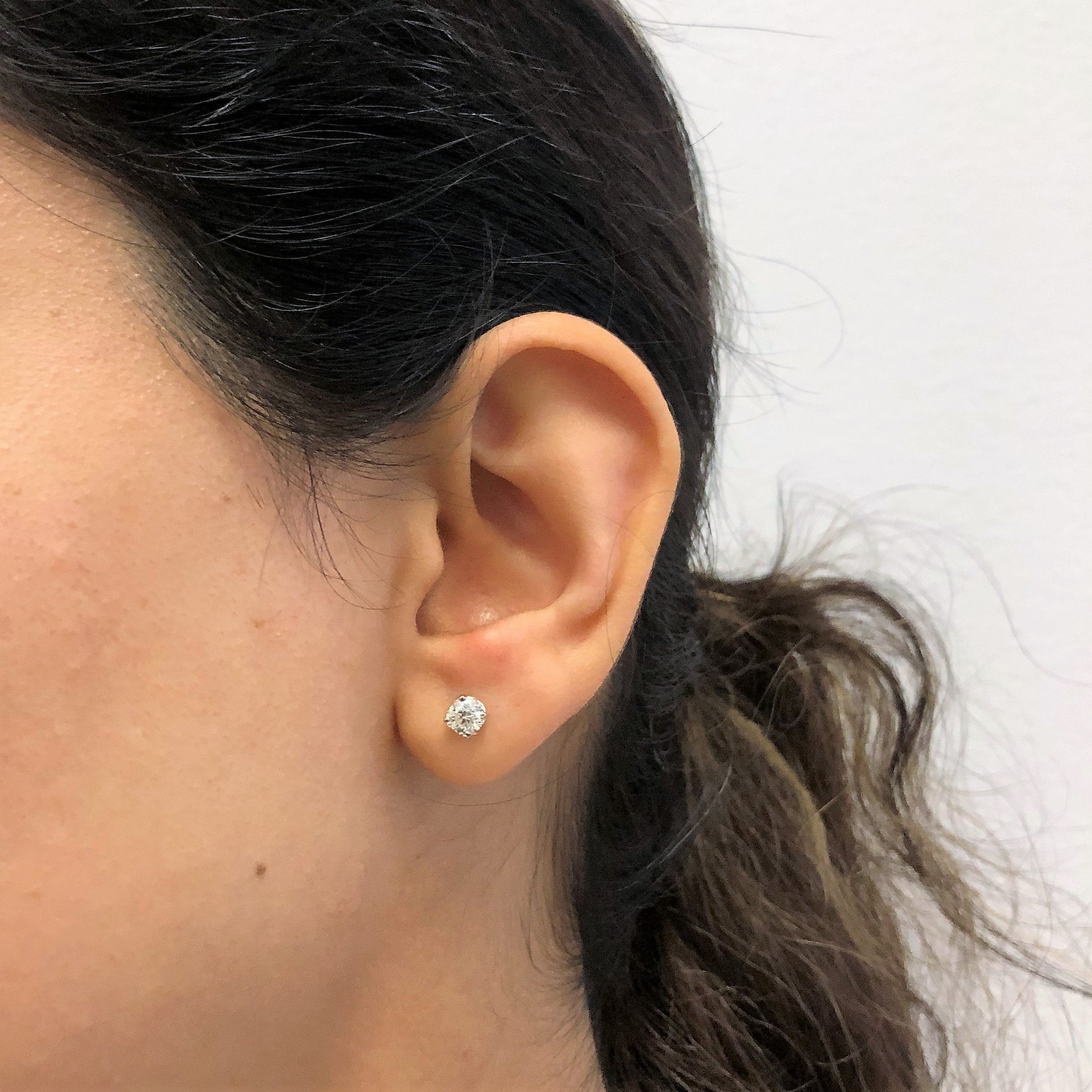 Basket Set Diamond Studs | 1.10ctw |