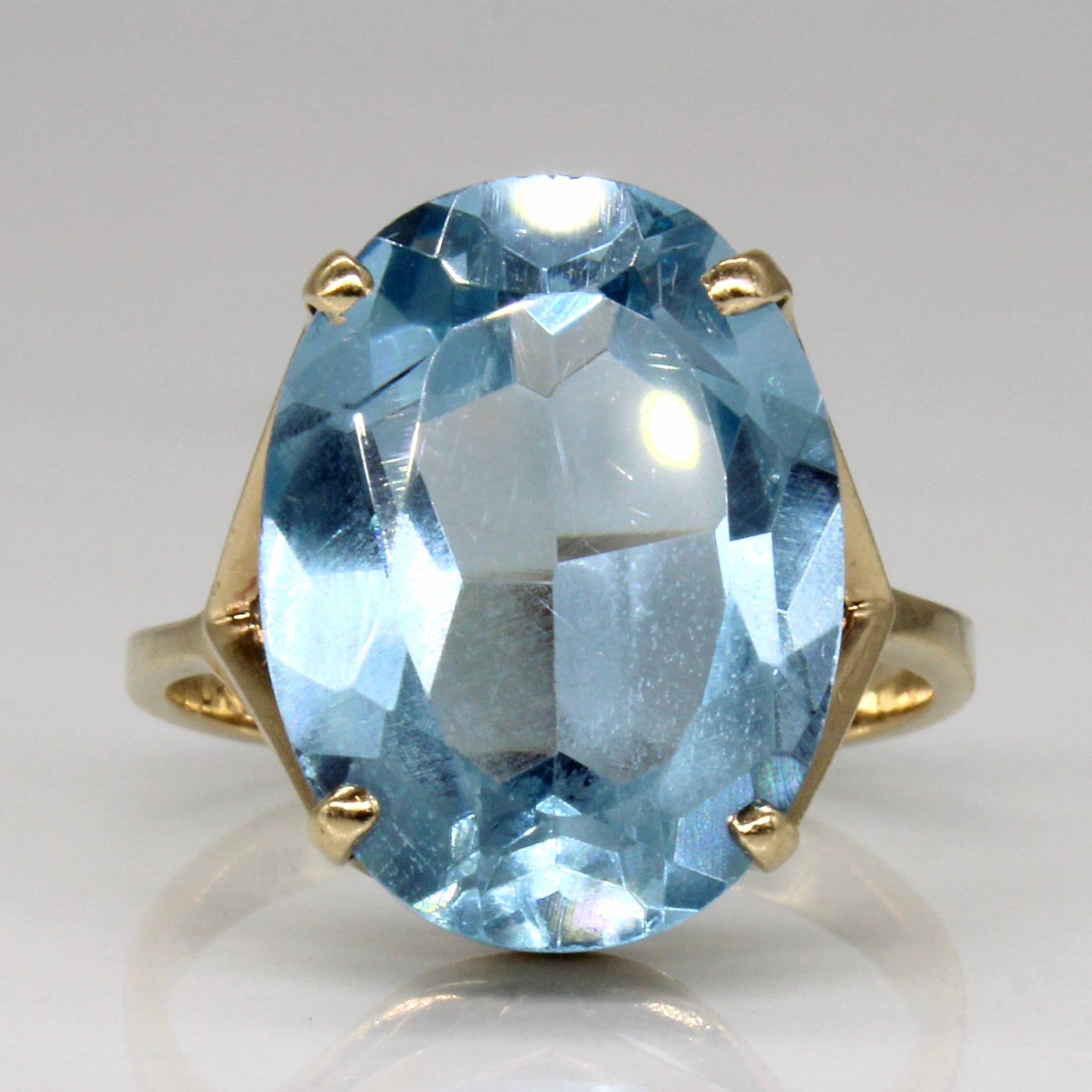 Synthetic Spinel Cocktail Ring | 9.00ct | SZ 6.5 |
