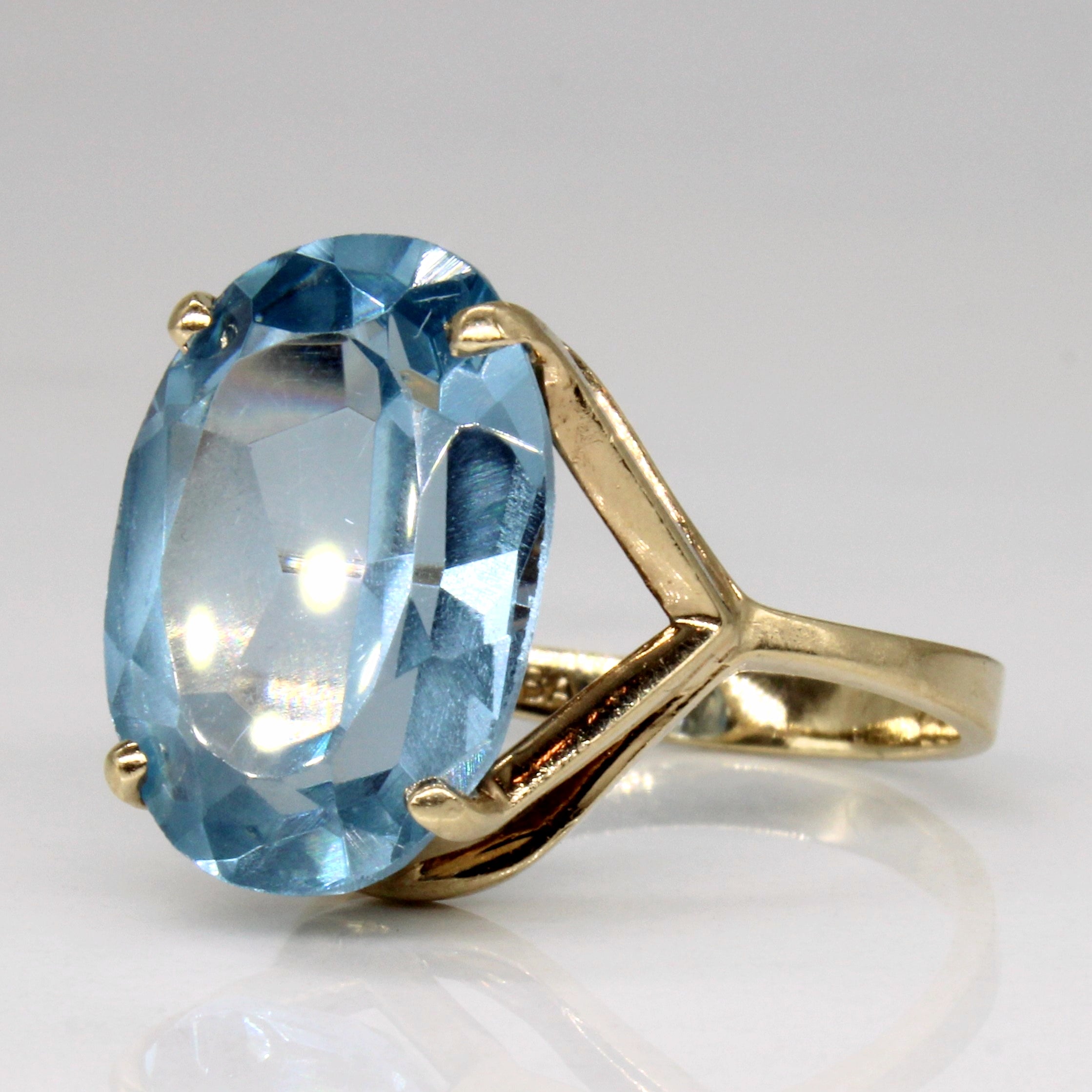 Synthetic Spinel Cocktail Ring | 9.00ct | SZ 6.5 |