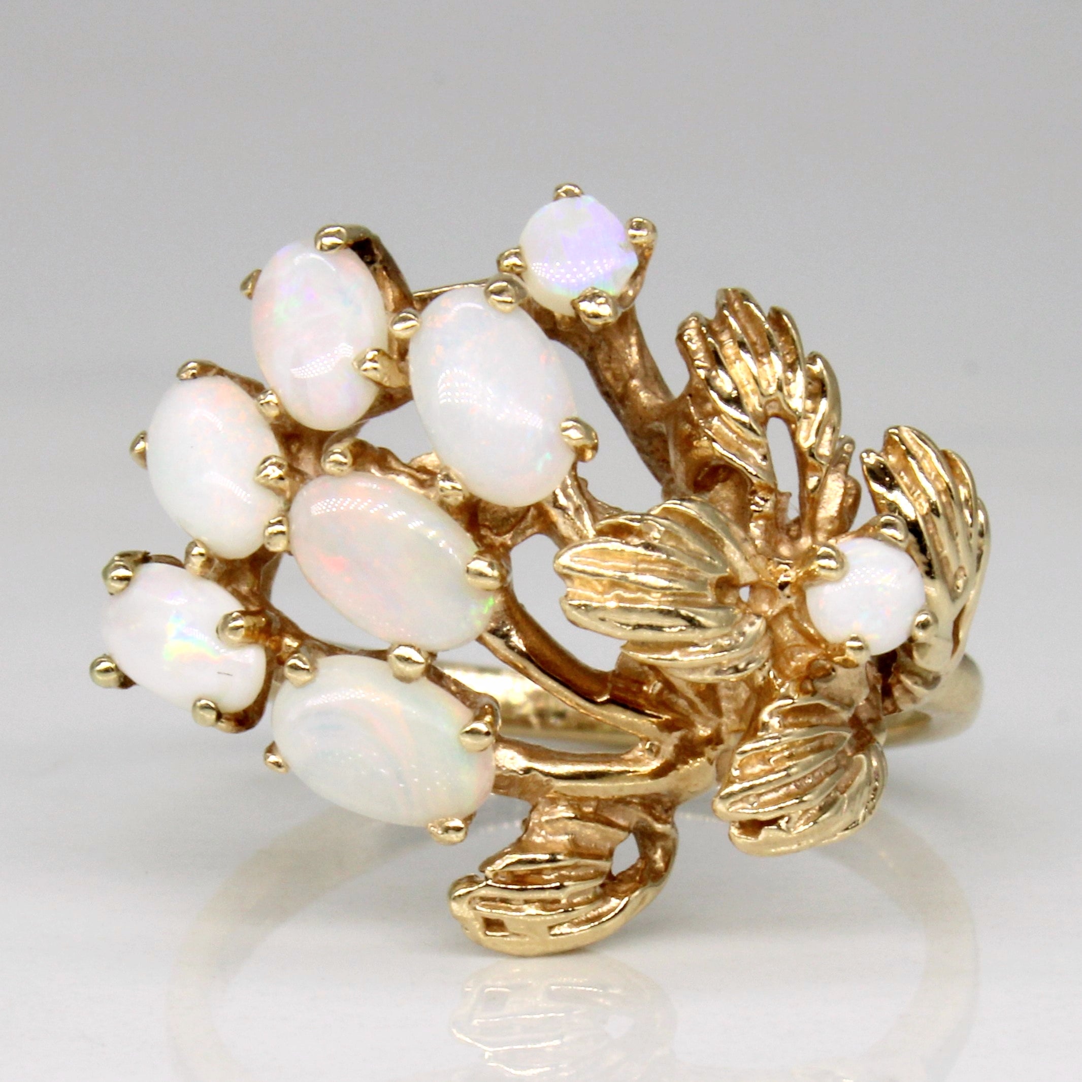 Ornate Opal Ring | 0.82ctw | SZ 7 |