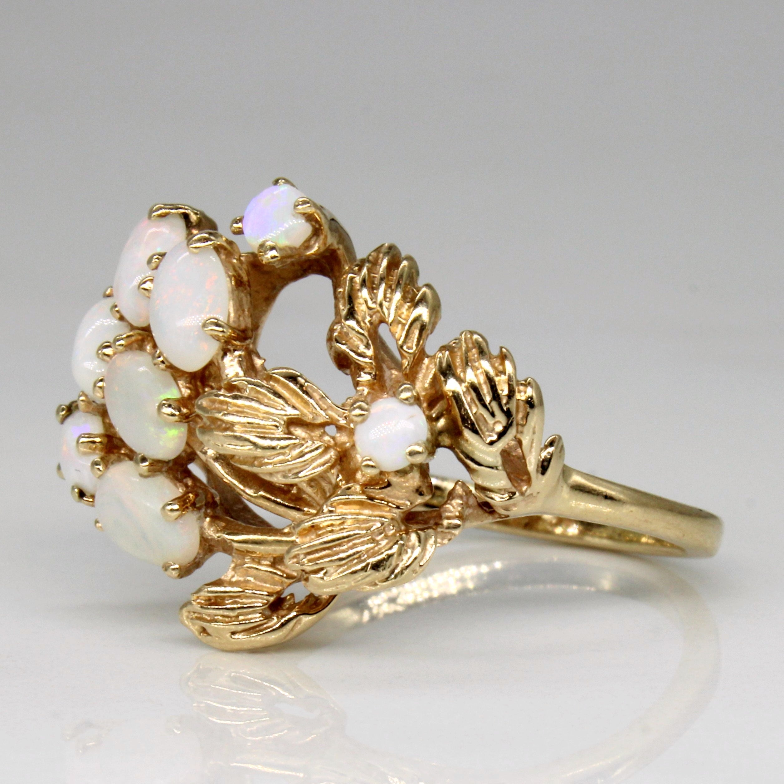 Ornate Opal Ring | 0.82ctw | SZ 7 |