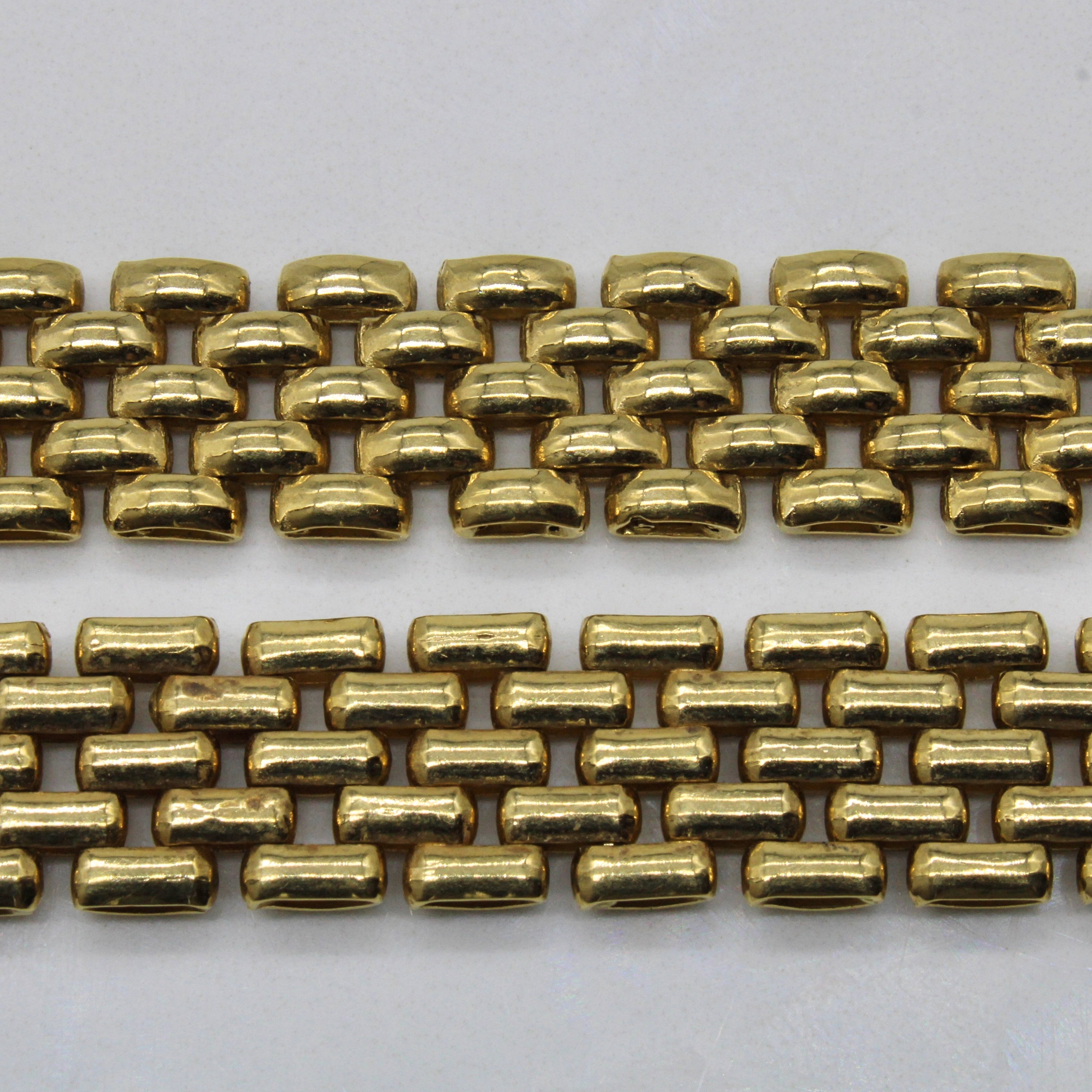 18k Yellow Gold Panther Chain | 18" |