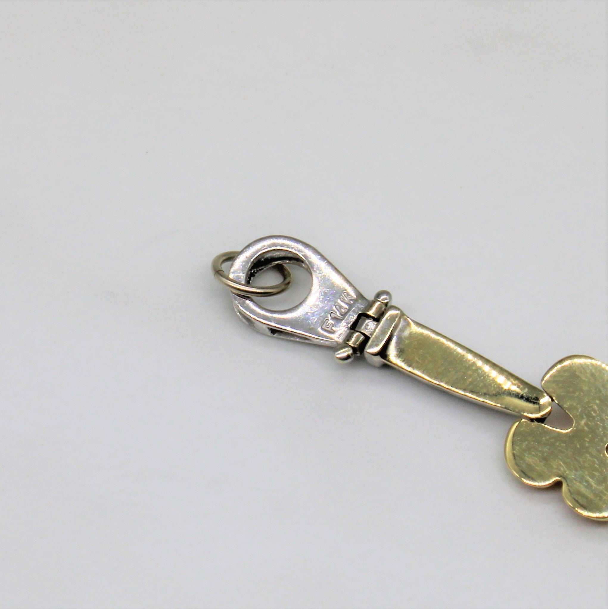 Tri Tone Gold Floral Bracelet | 7" |