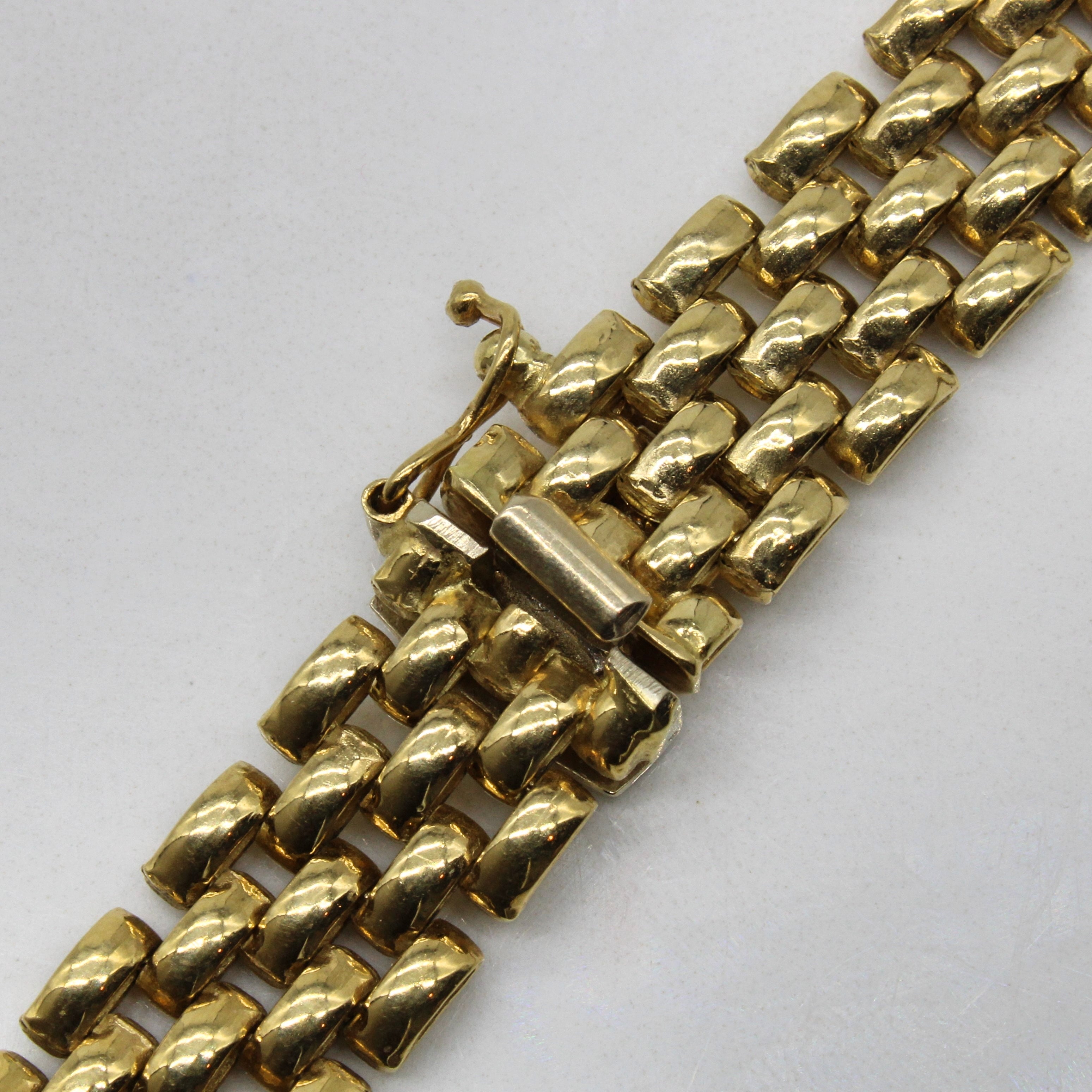 18k Yellow Gold Panther Chain | 18" |