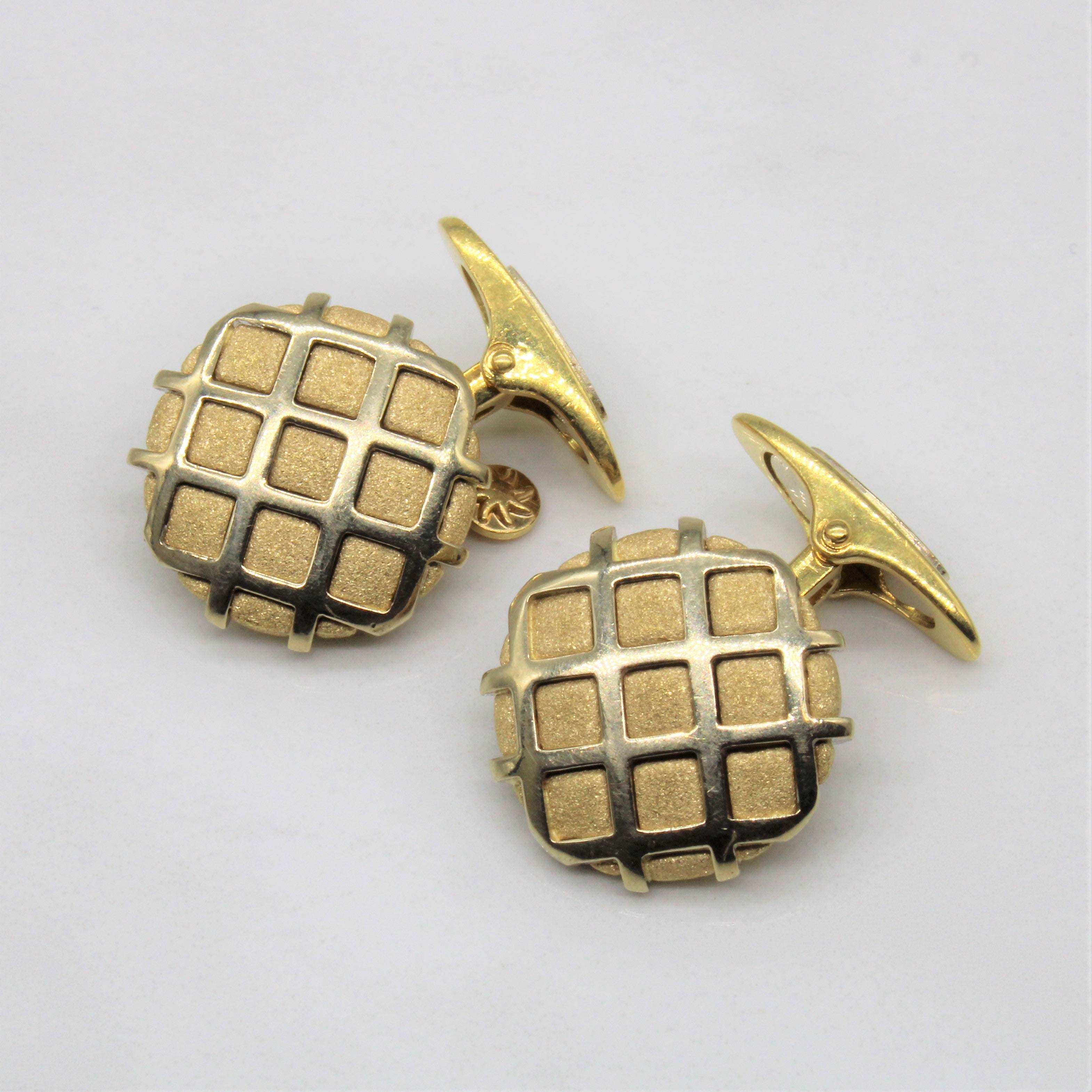 Bersani' Gold Tie Clip & Cufflinks Set |