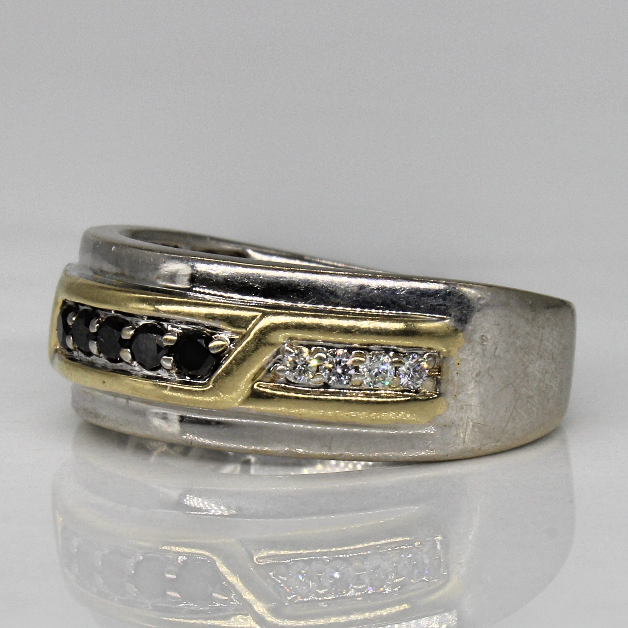 Two Tone Diamond Band | 0.27ctw | SZ 9.75 |