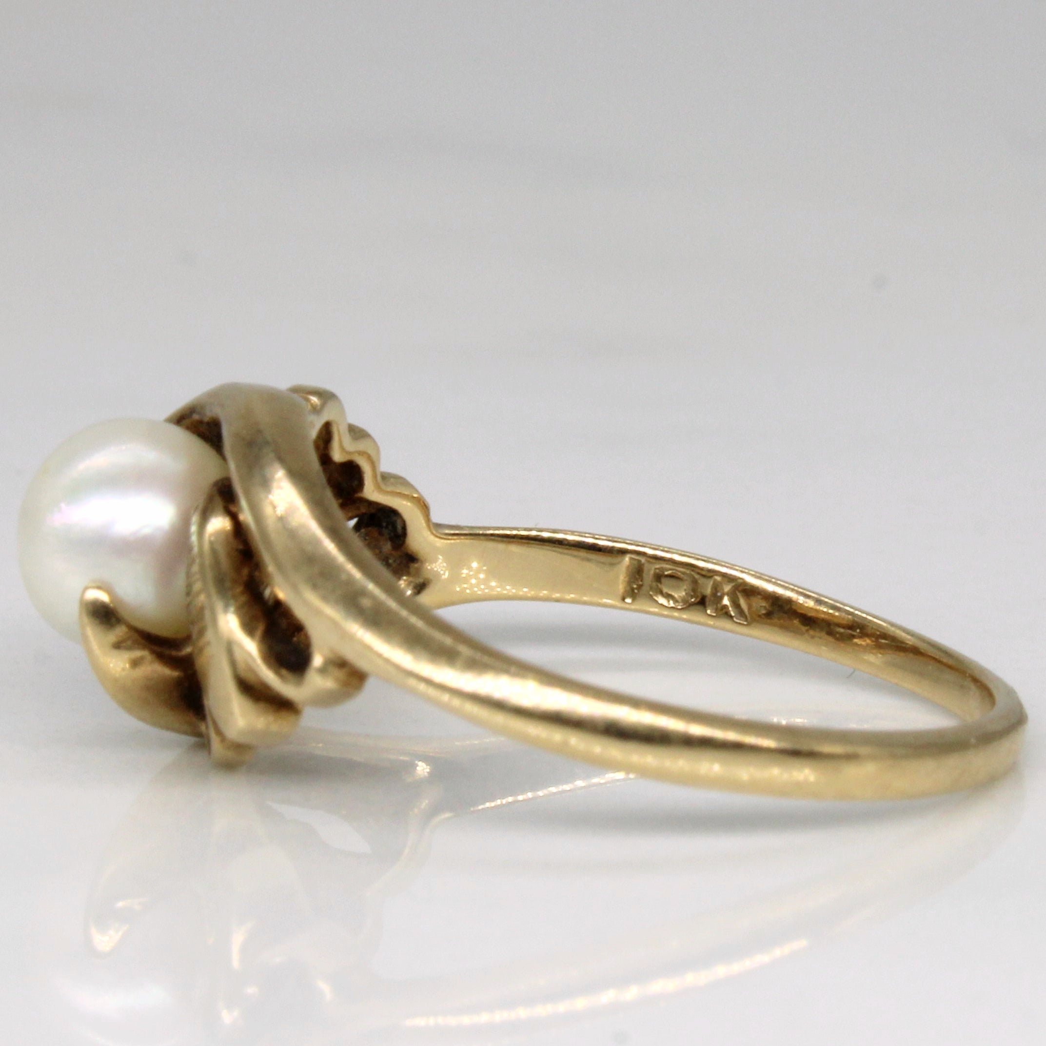 Bague tourbillon de perles | Taille 5,5 |