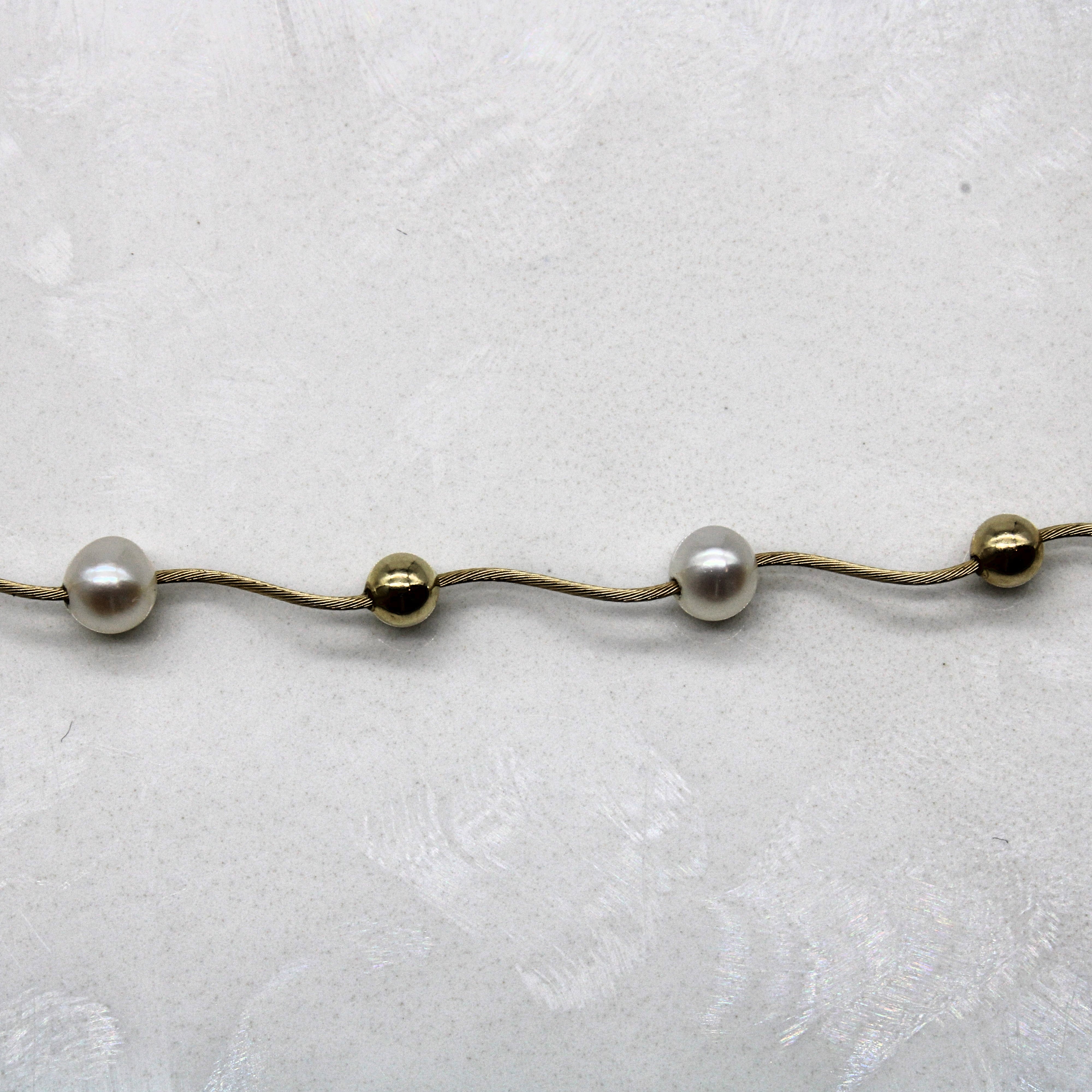 Pearl Twist Necklace | 16" |