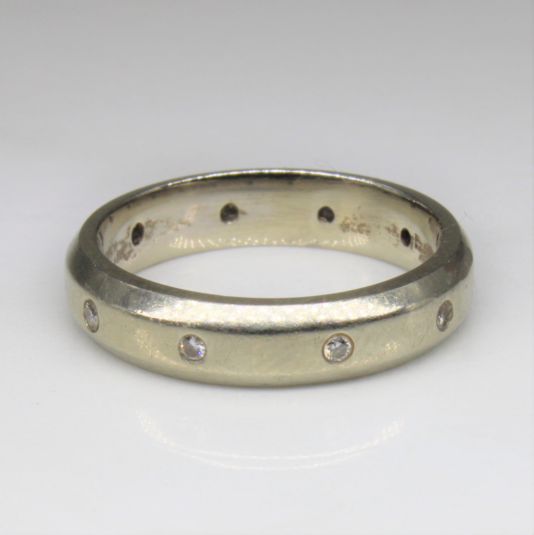 Flush Set Diamond Eternity Ring | 0.10ctw | SZ 6.5 |