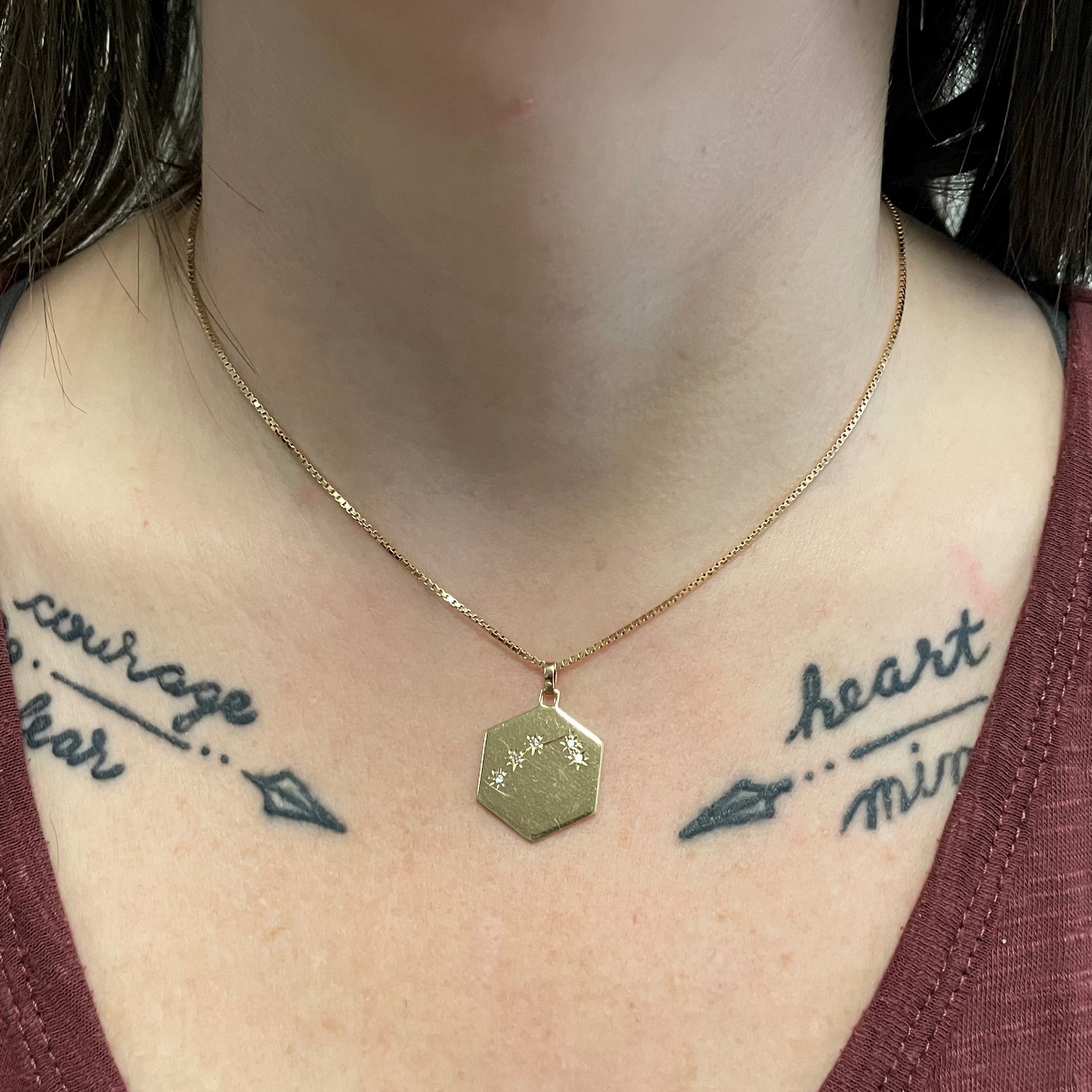 Diamond Constellation Necklace | 0.05ctw | 16" |