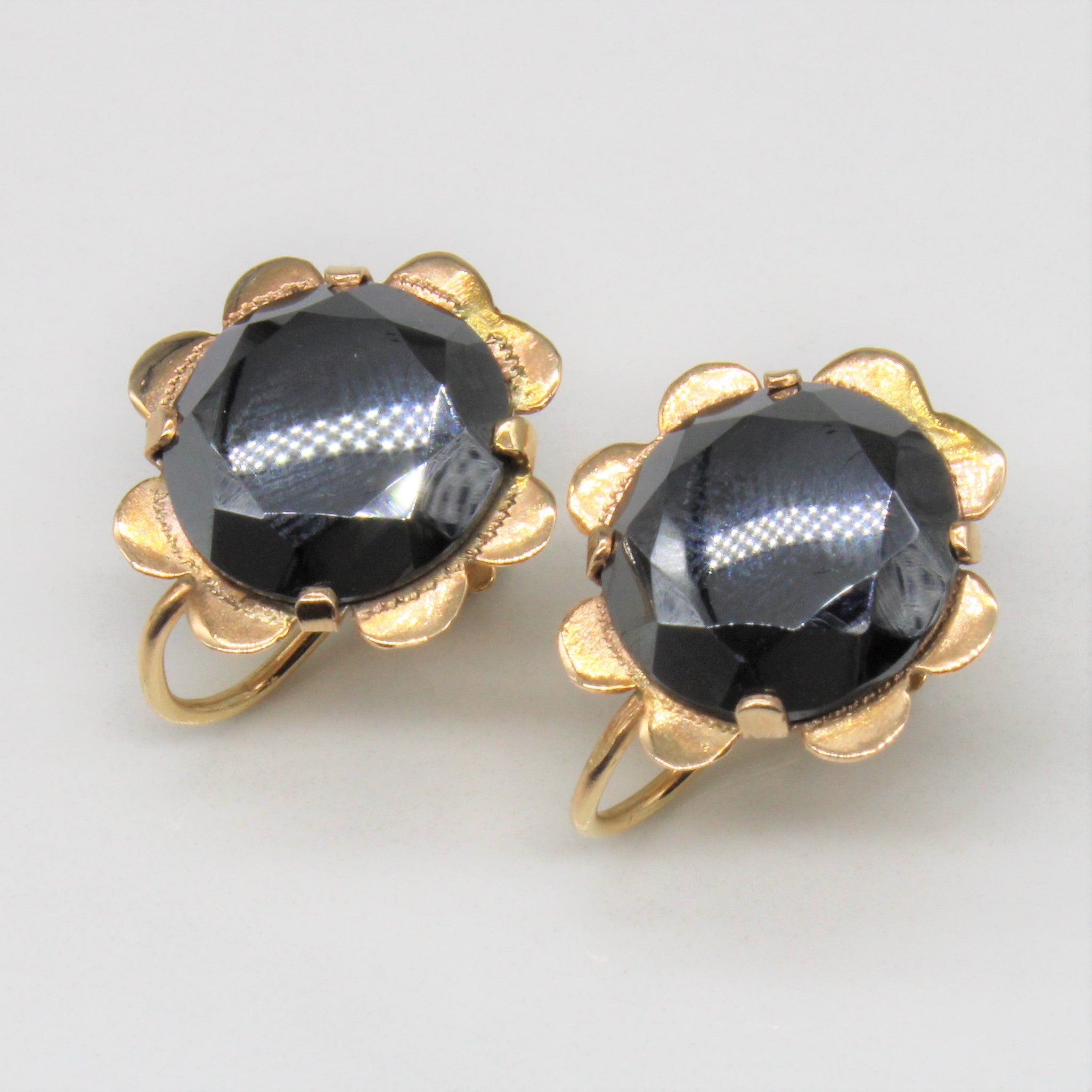 Hematite Screw Back Clip On Earrings | 11.00ctw |