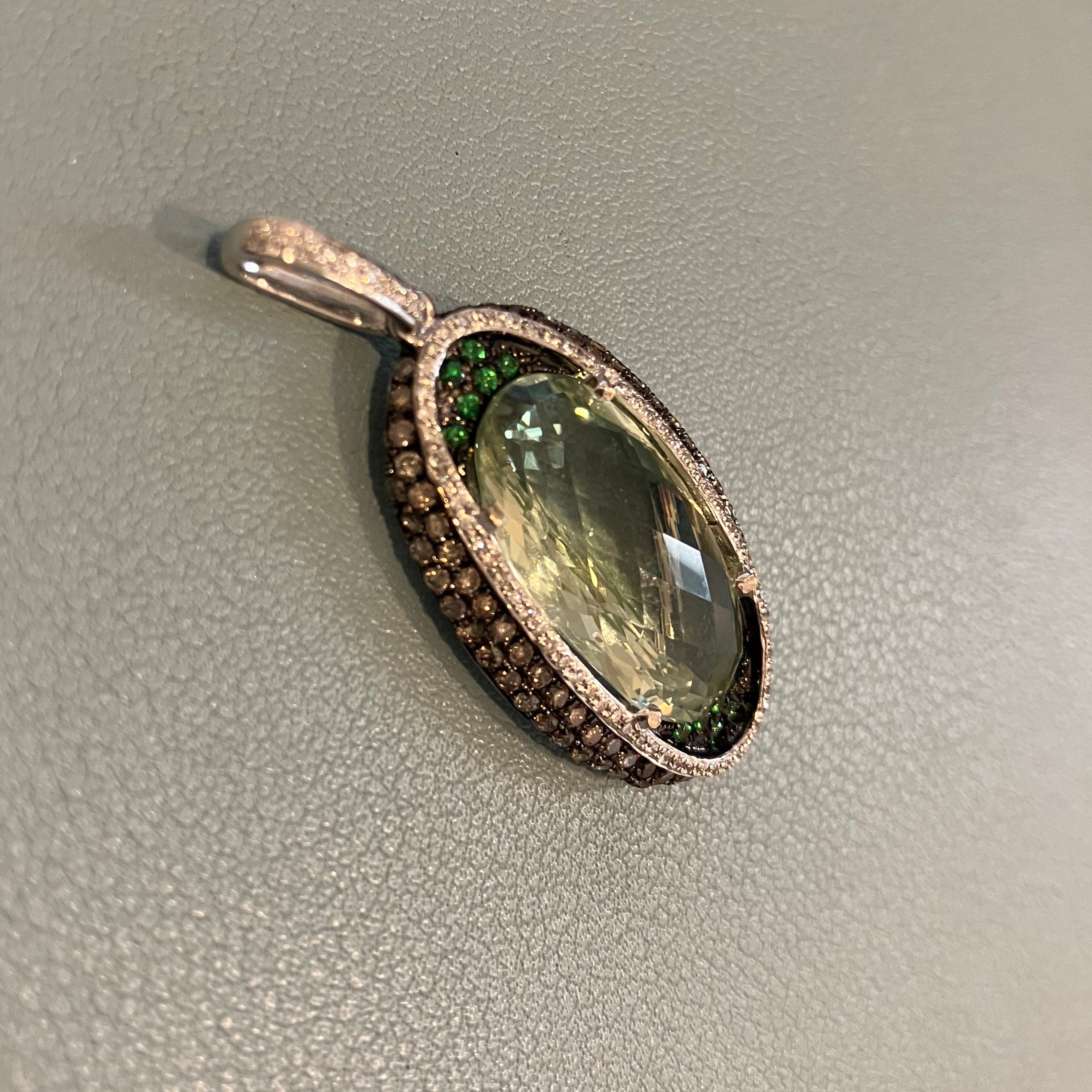 Colourful Mixed Gem Pendant | 8.00ct, 0.08ctw, 1.04ctw |