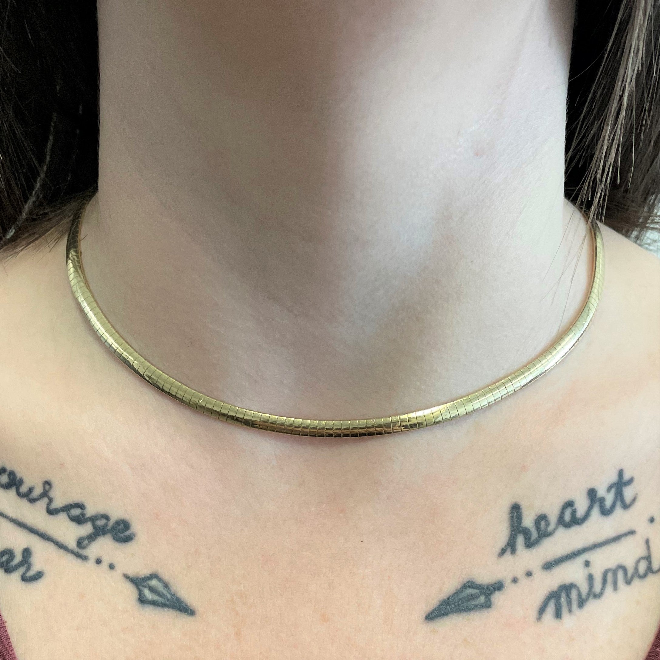 Yellow Gold Omega Chain | 16" |