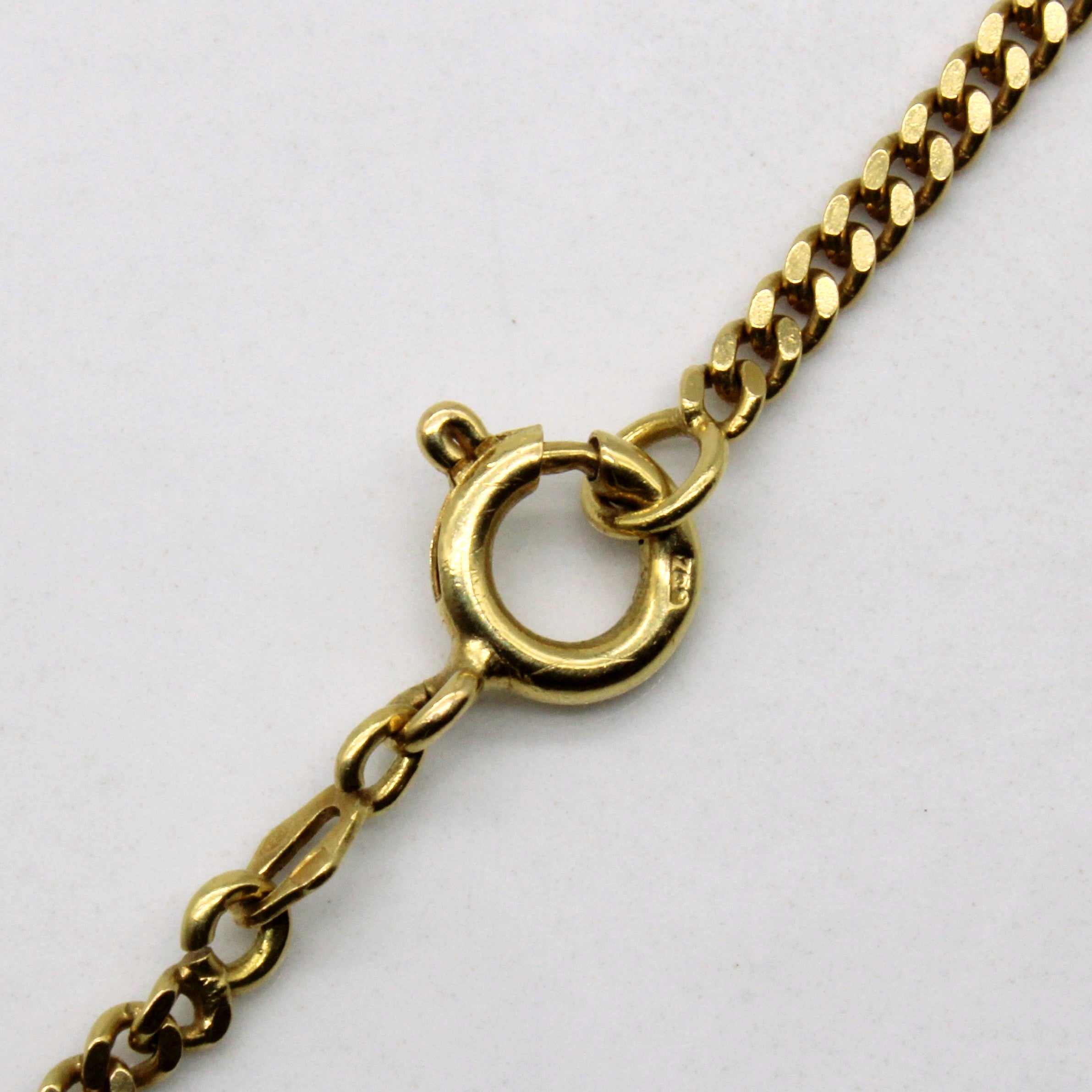 18k Victorian Hand Painted Dutch Porcelain Necklace | 24" |
