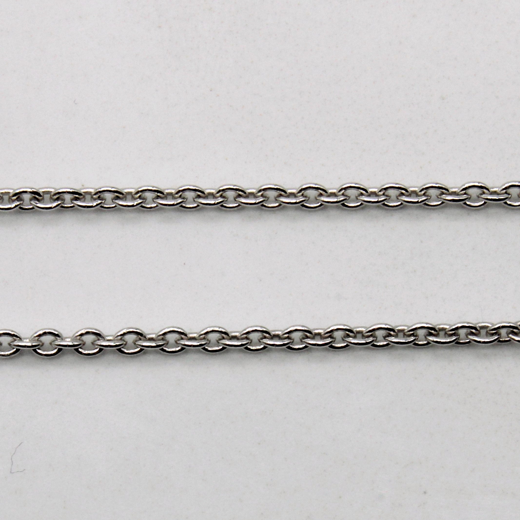 Ensemble boucles d'oreilles et collier Birks en diamants et perles | 0,15 ct | 40,6 cm |
