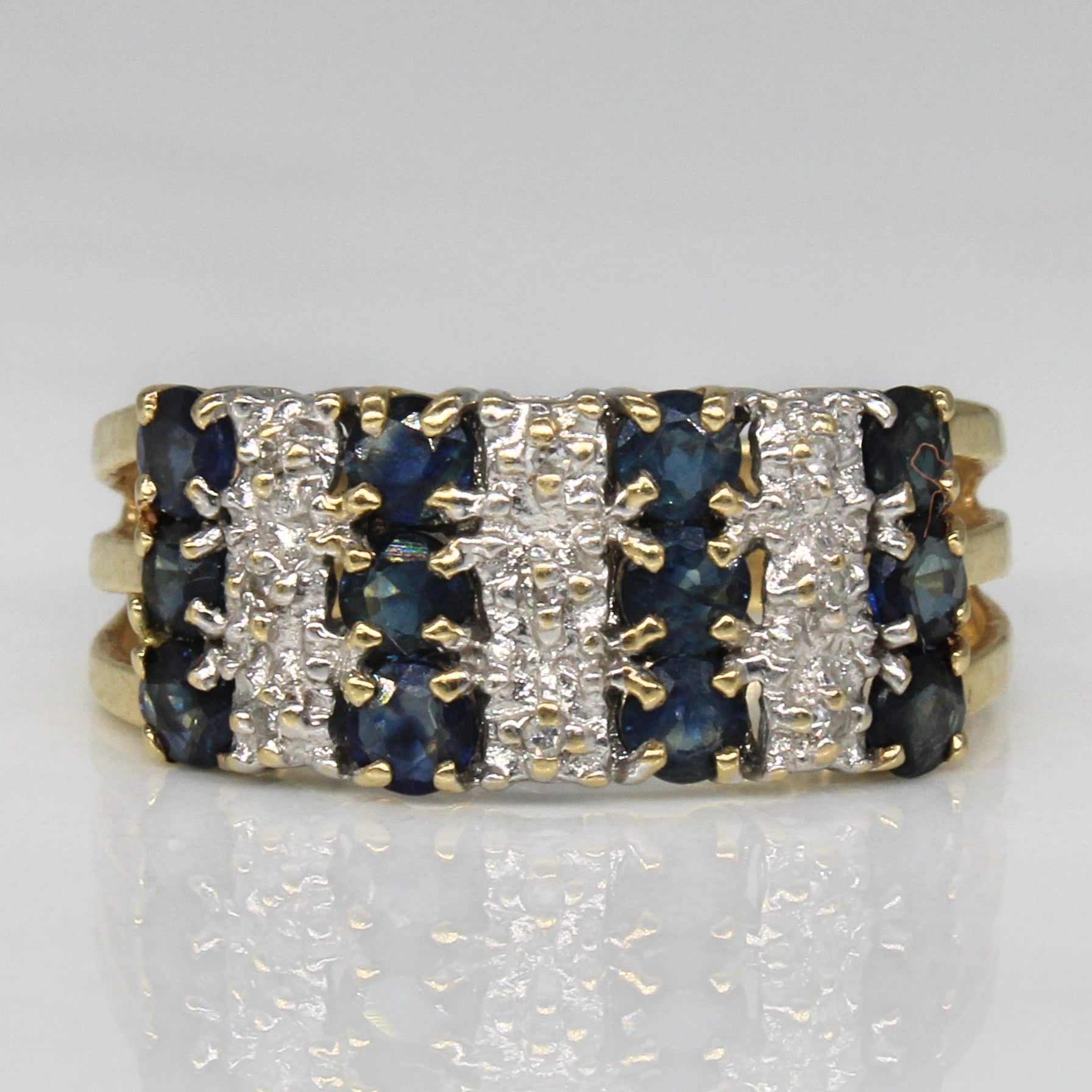 Sapphire Cluster Ring | 0.95ctw | SZ 6.25 |
