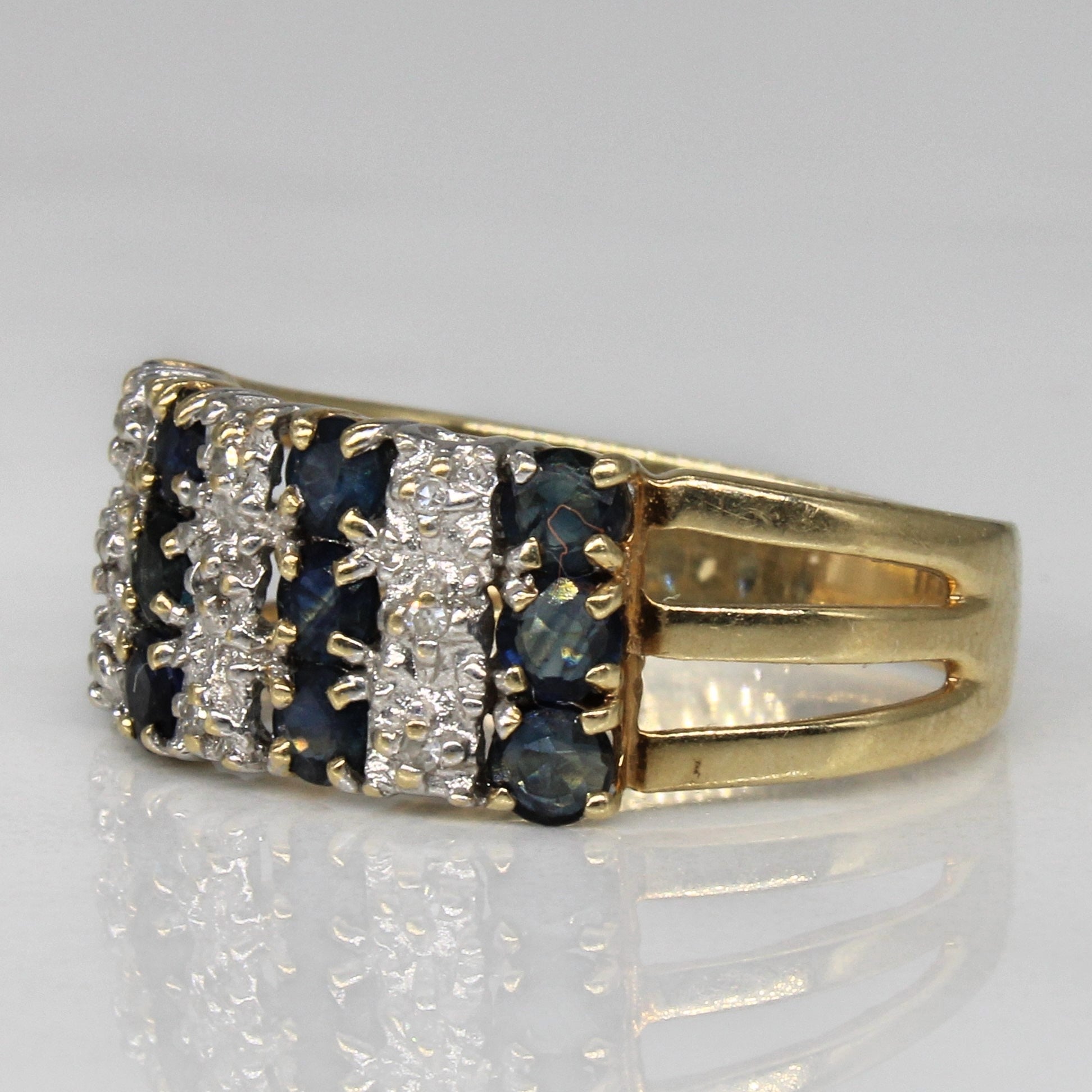 Sapphire Cluster Ring | 0.95ctw | SZ 6.25 |
