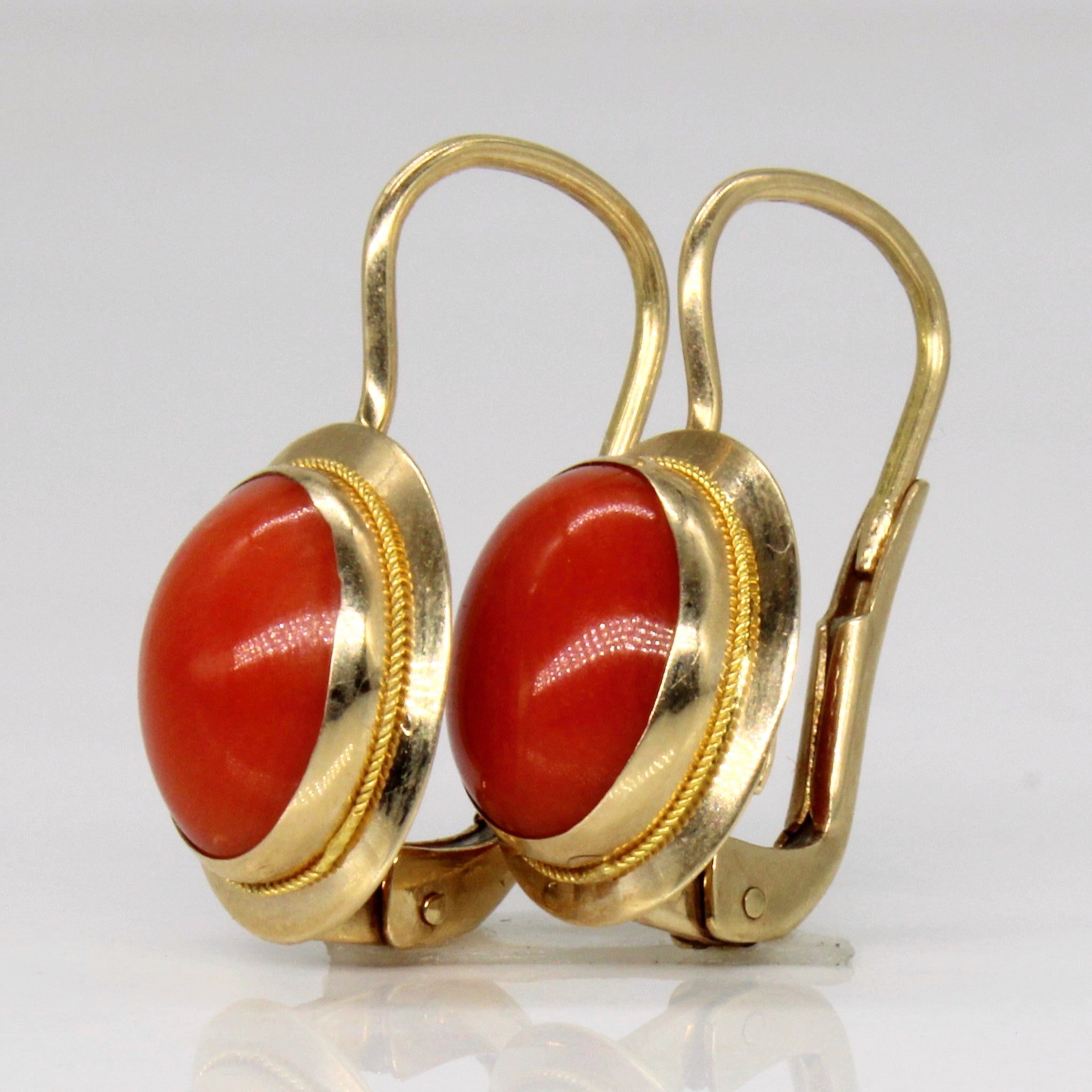 Coral Drop Earrings | 4.00ctw |