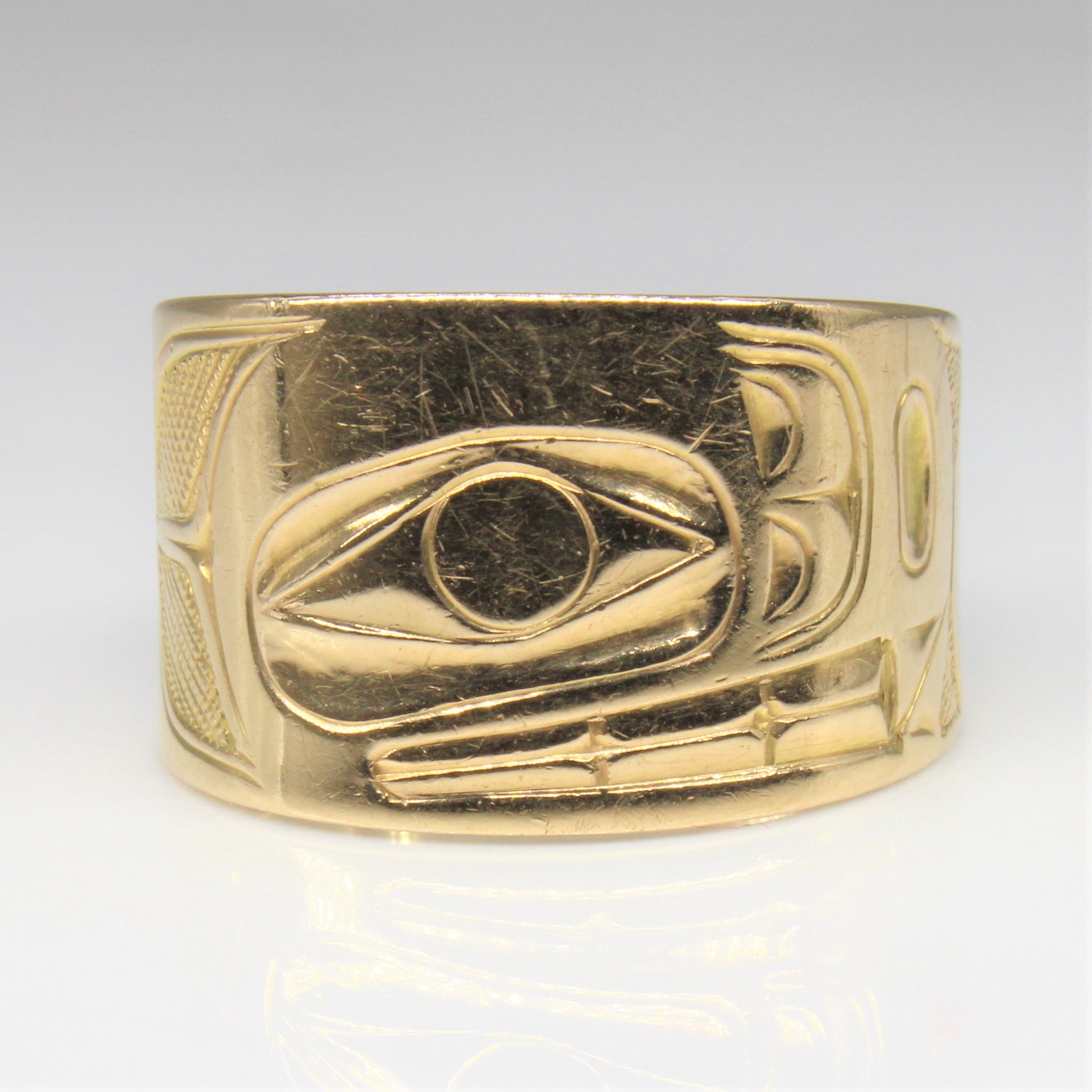 Bague artistique autochtone Wasgo | Taille 8,5 |
