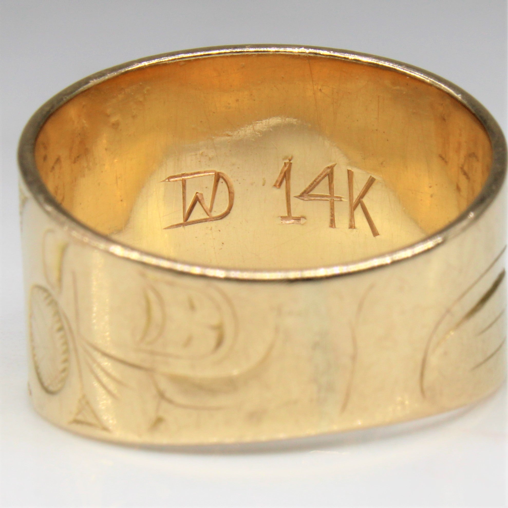 Bague artistique autochtone Wasgo | Taille 8,5 |