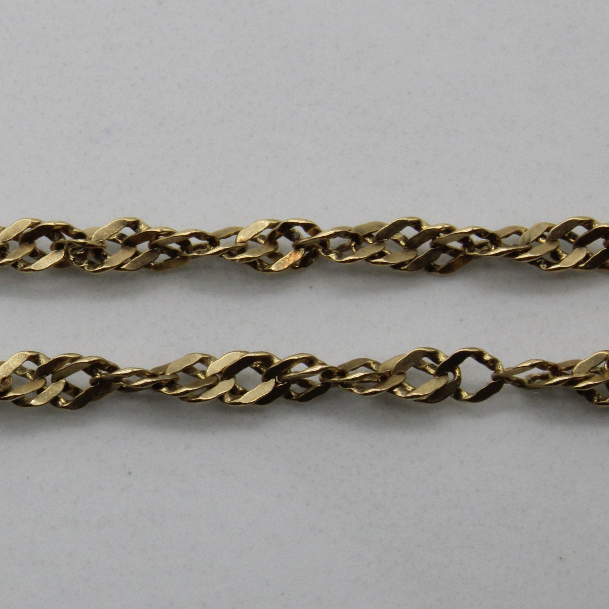 10k Yellow Gold Singapore Chain | 24" |