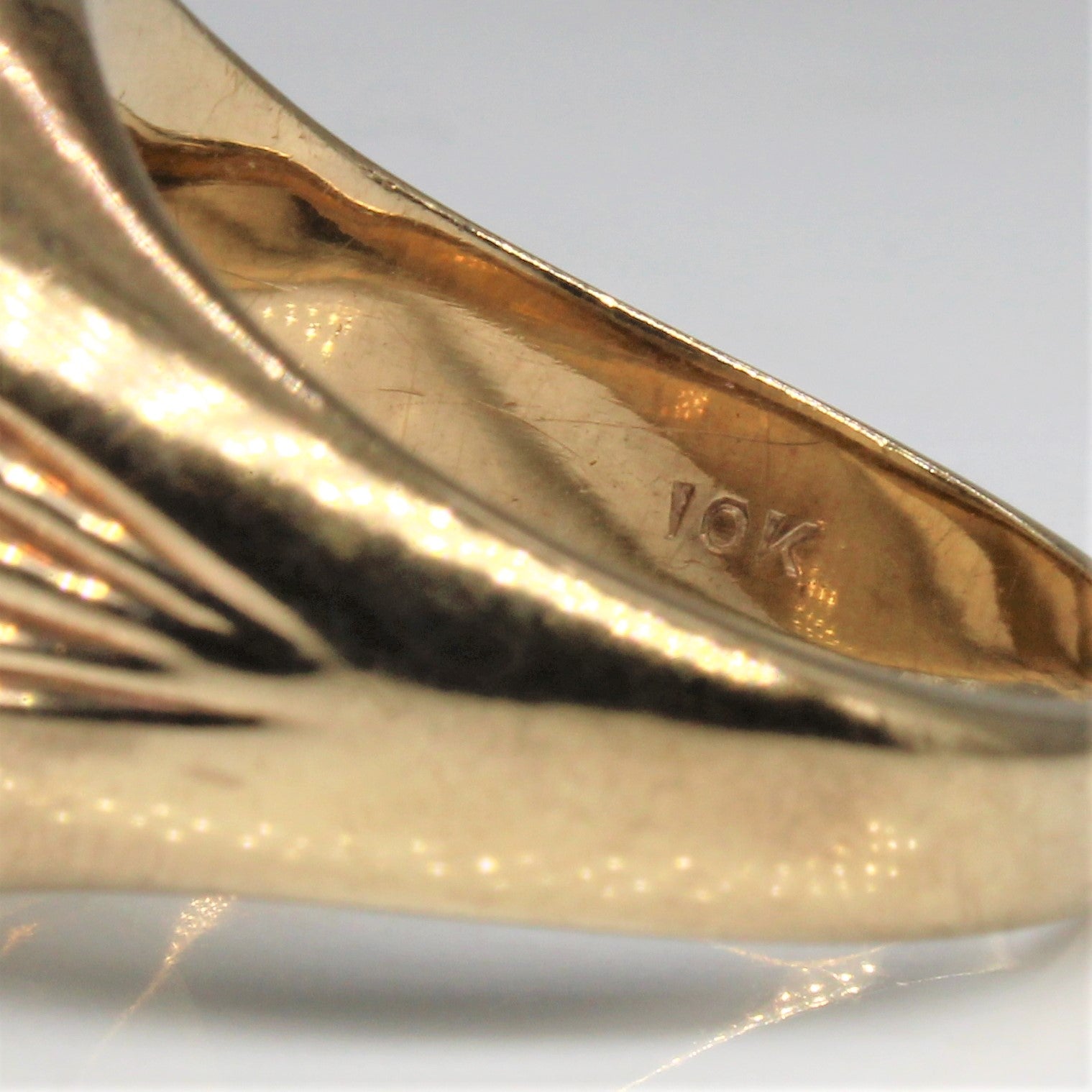 Bague chevalière gravée avec initiale « JAH » | Taille 10,25 |