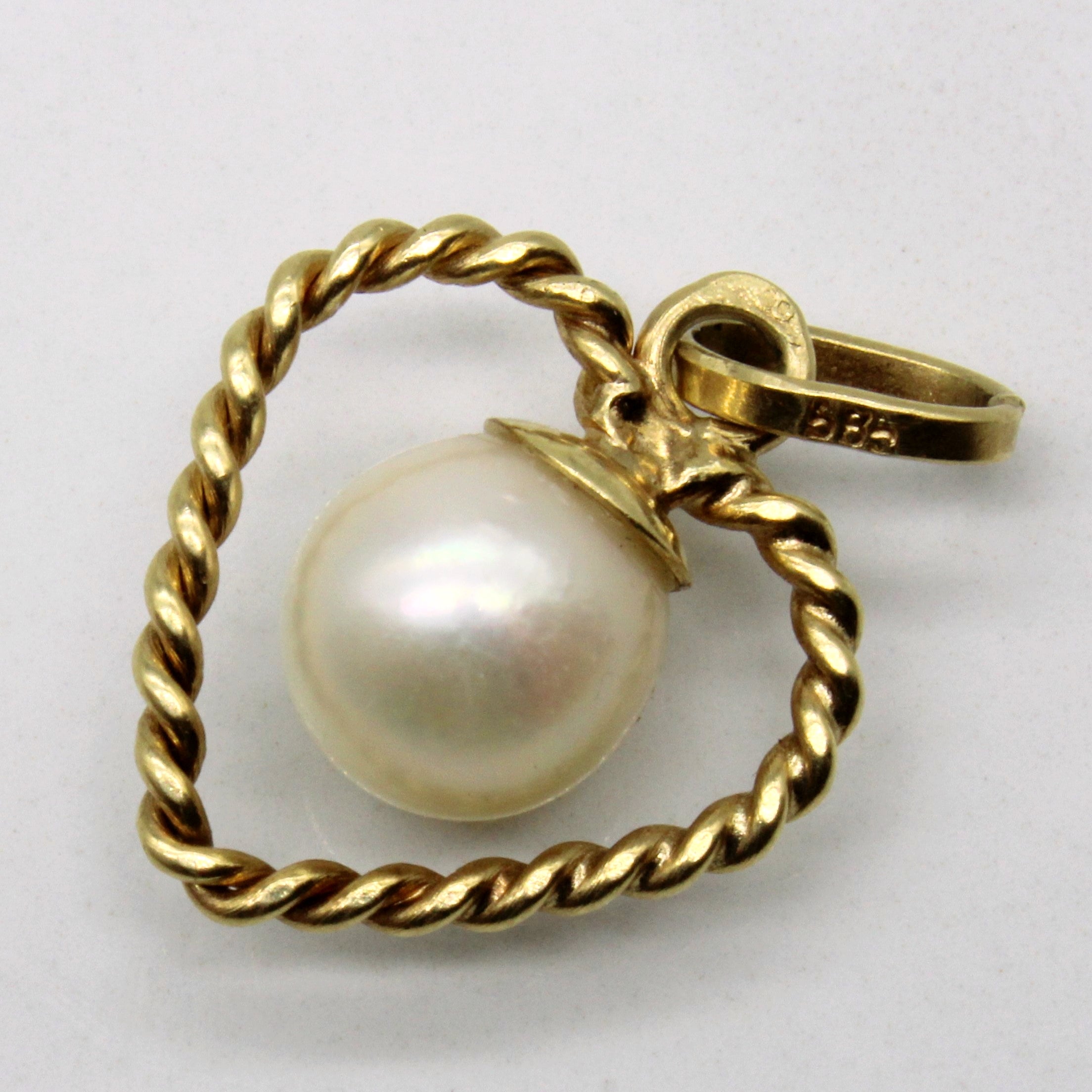Pearl Heart Pendant | 8.50mm |