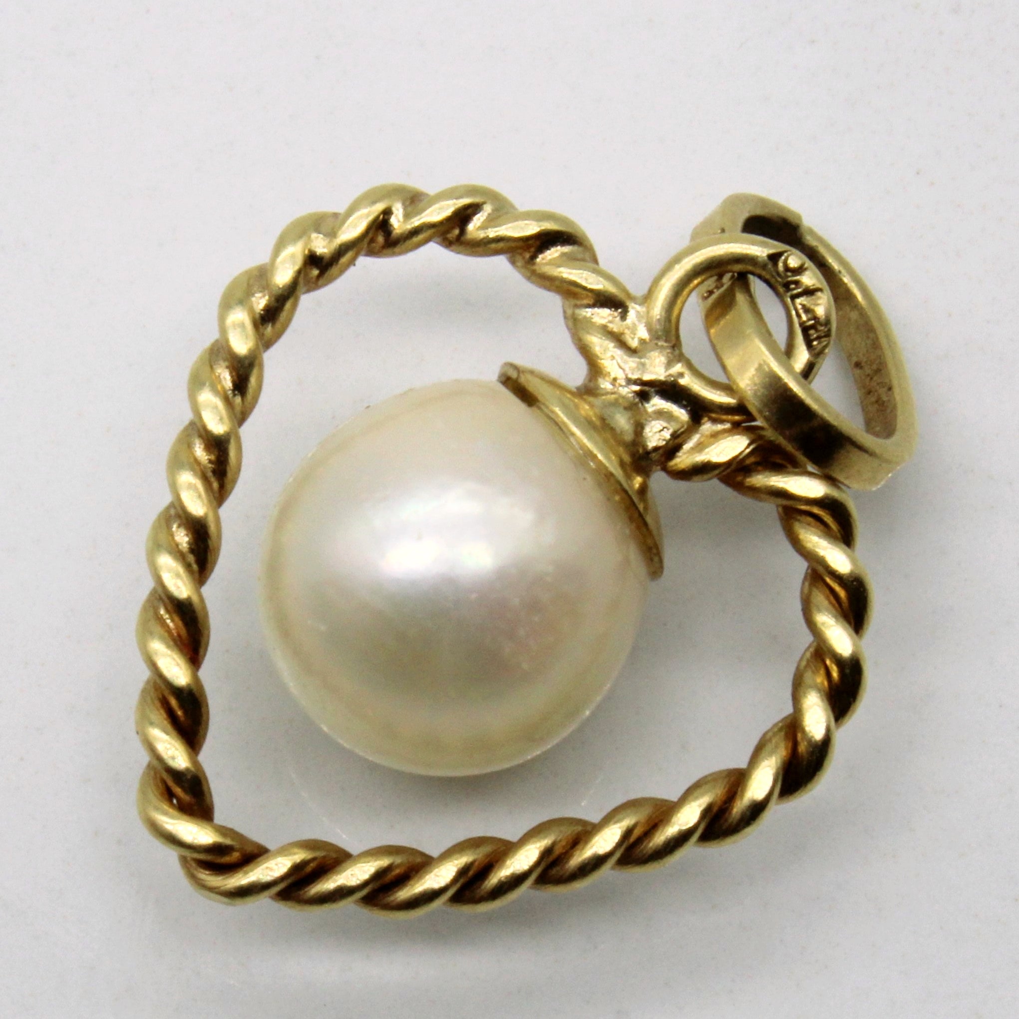 Pearl Heart Pendant | 8.50mm |