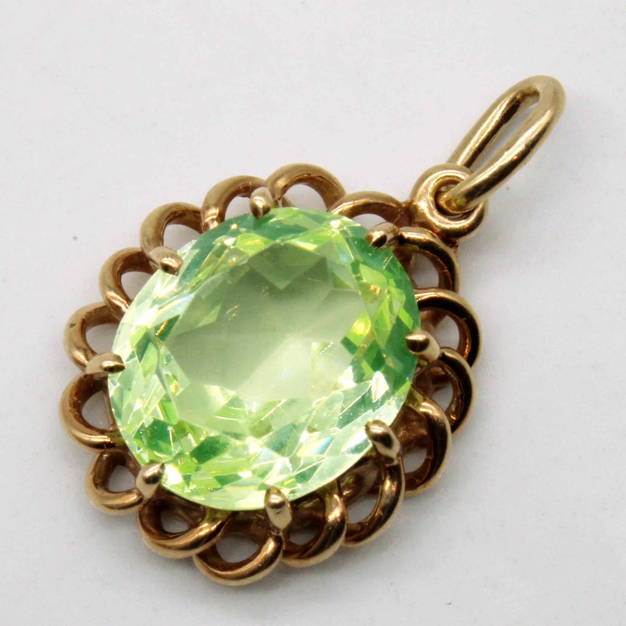 Synthetic Spinel Pendant | 4.54ct |