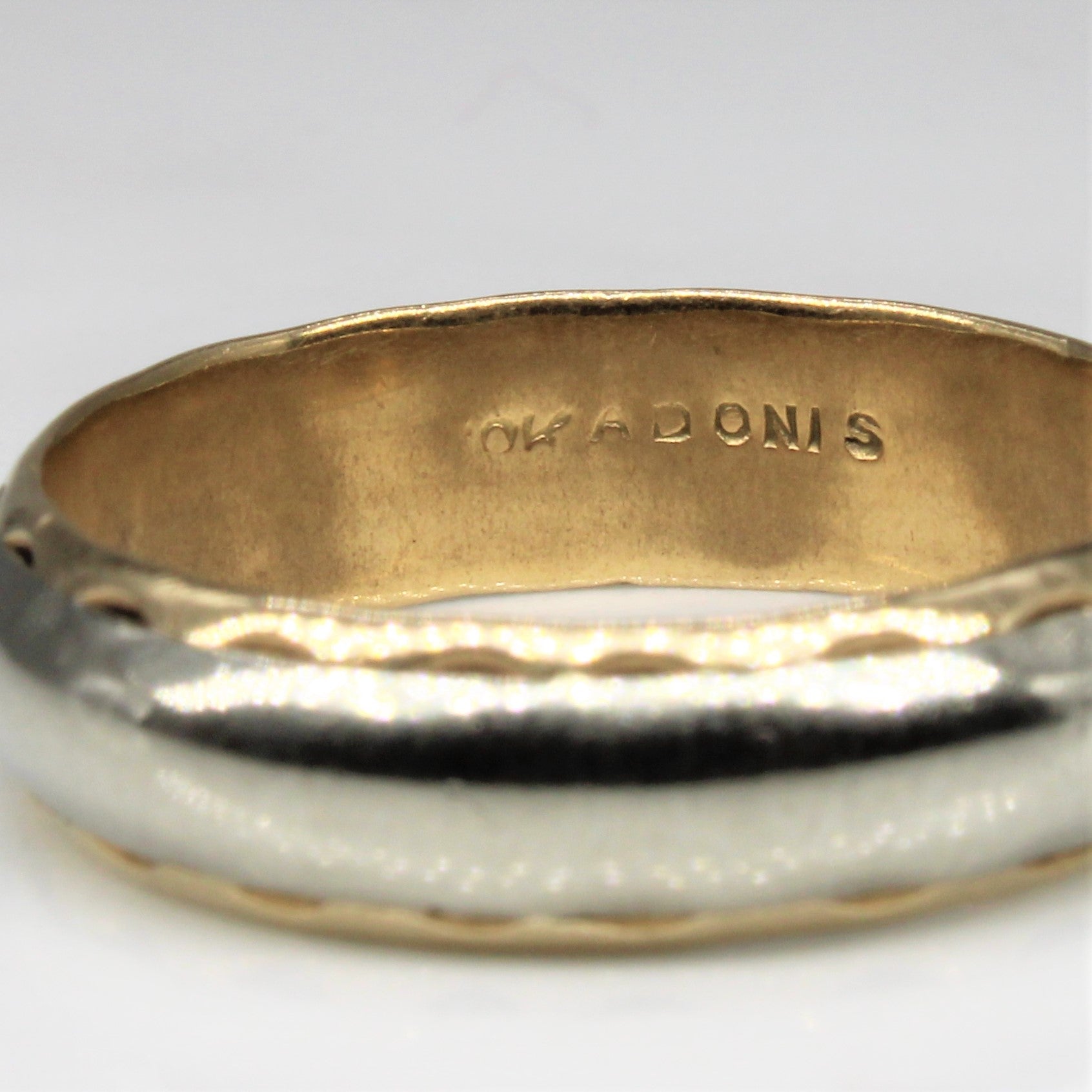 Two Tone Patterned Edge Band | SZ 9.75 |