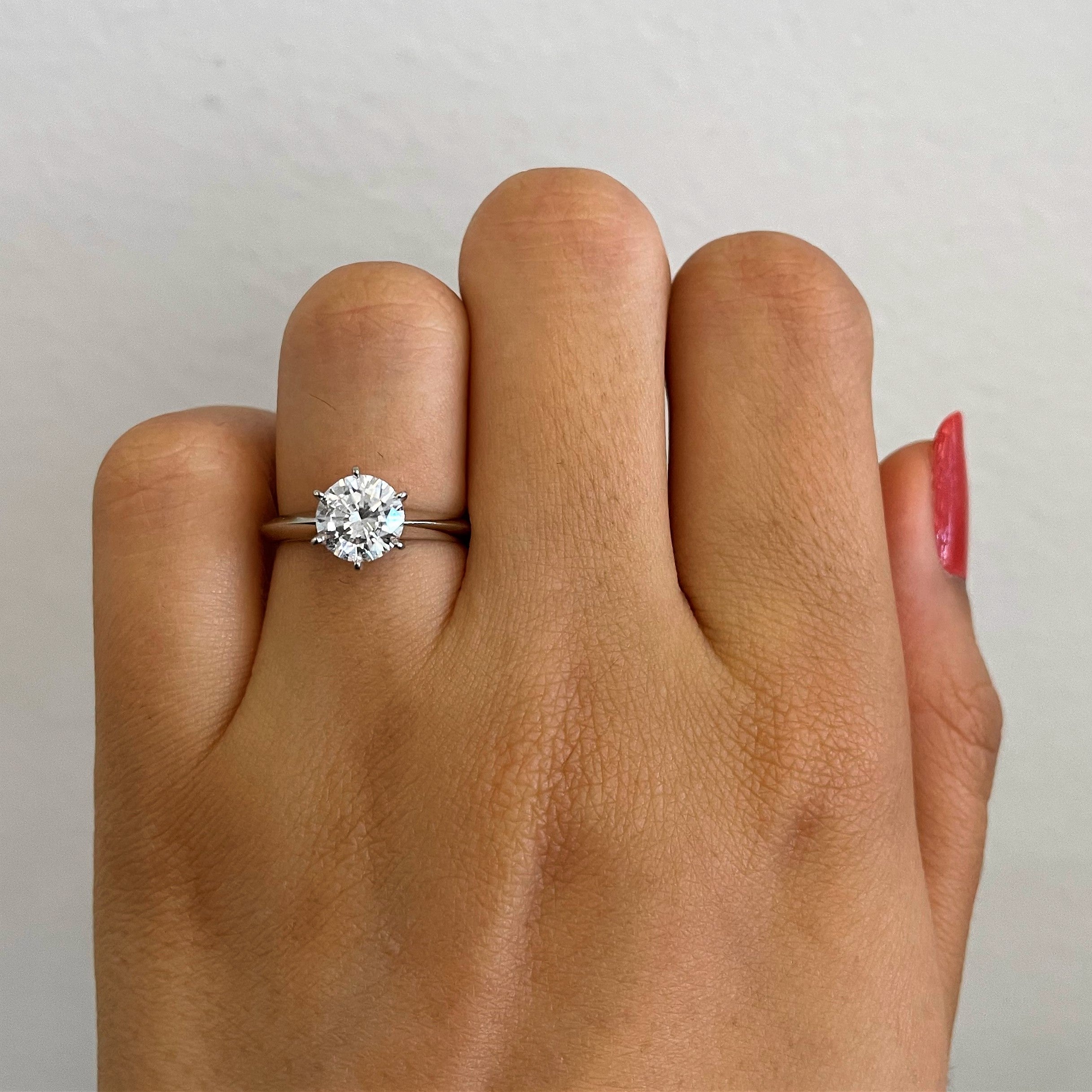 Solitaire Diamond Engagement Ring | 1.30ct | SZ 4.5 |