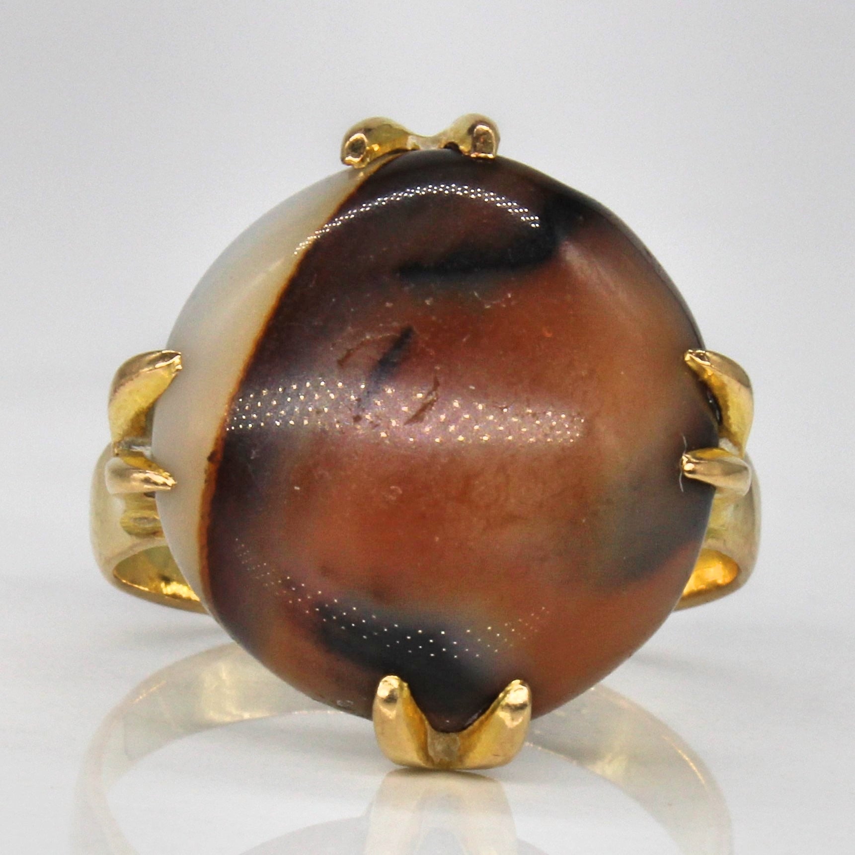 Agate Cocktail Ring | 9.25ct | SZ 6.5 |