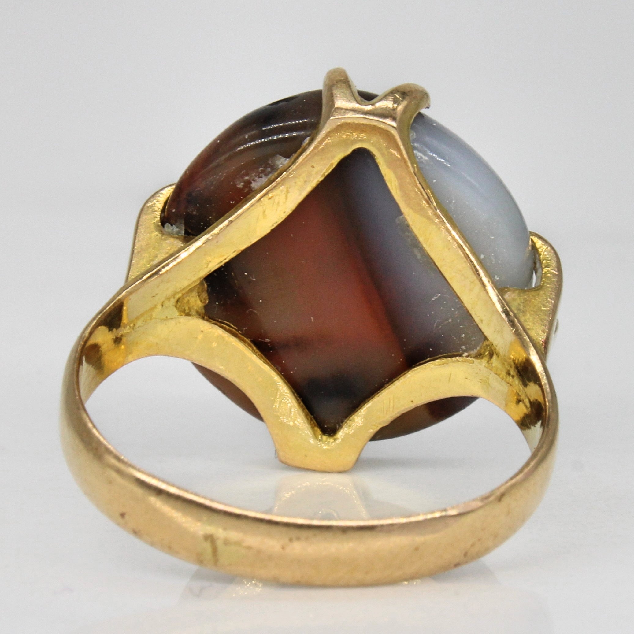 Agate Cocktail Ring | 9.25ct | SZ 6.5 |