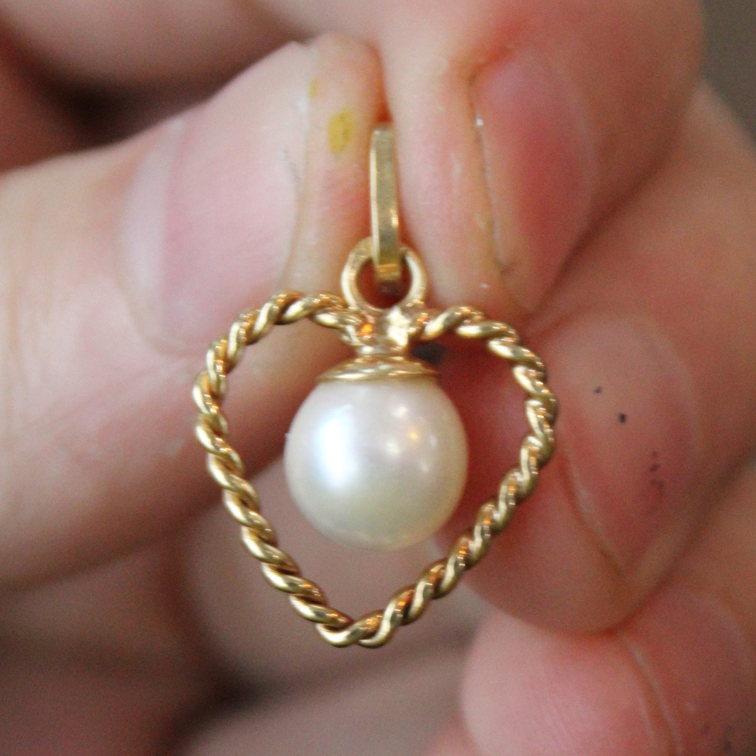 Pearl Heart Pendant | 8.50mm |