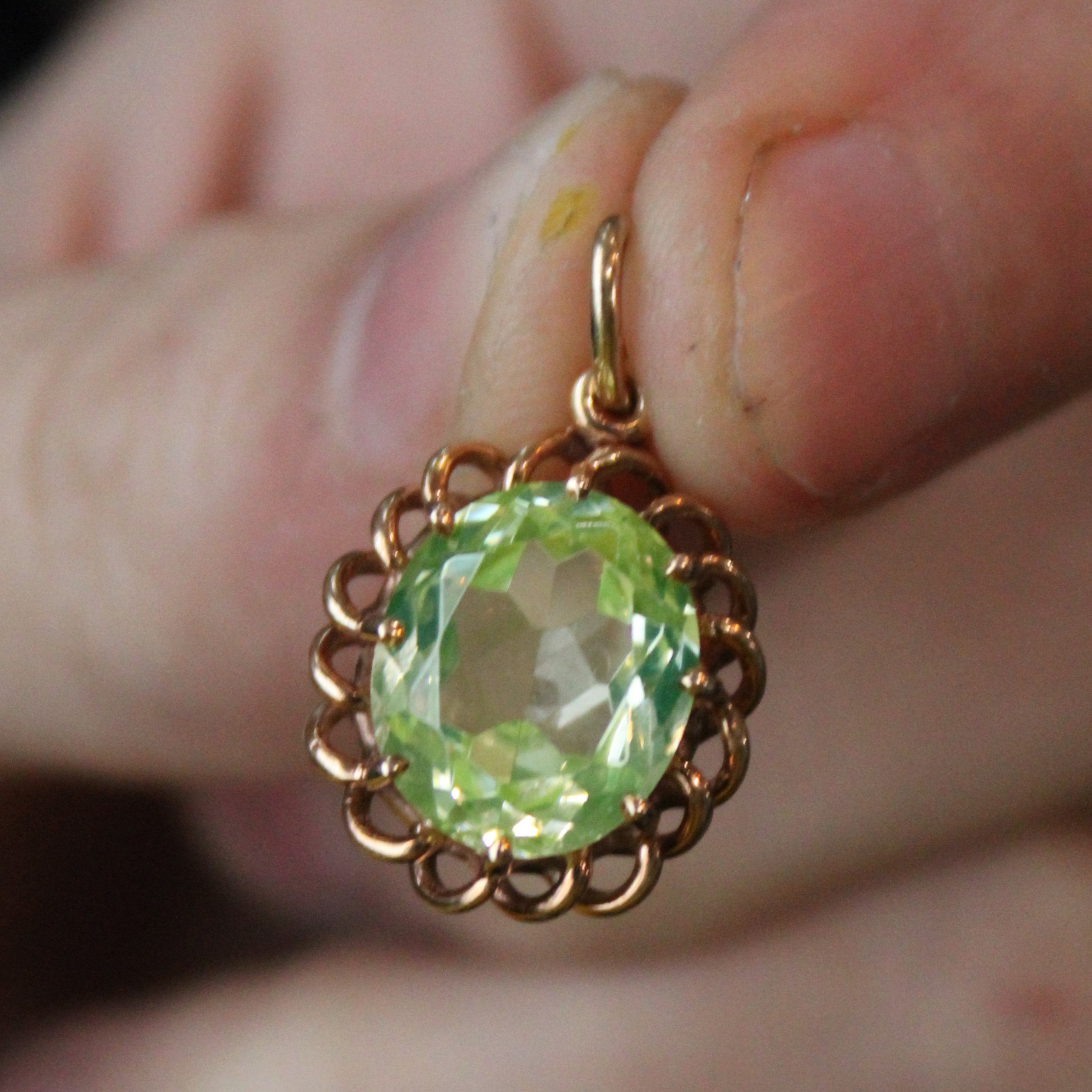 Synthetic Spinel Pendant | 4.54ct |