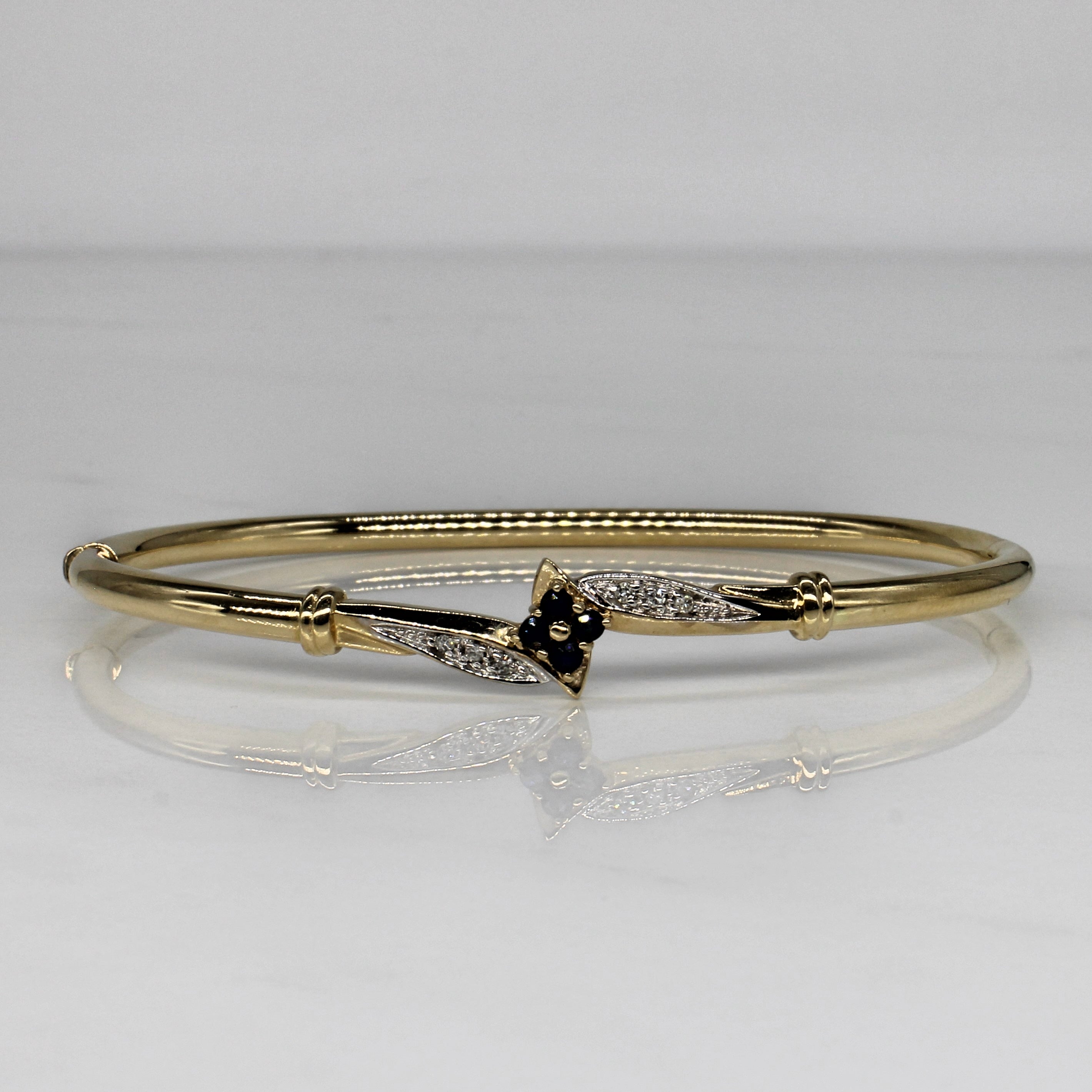 Sapphire & Diamond Bracelet | 0.12ctw, 0.03ctw | 7" |