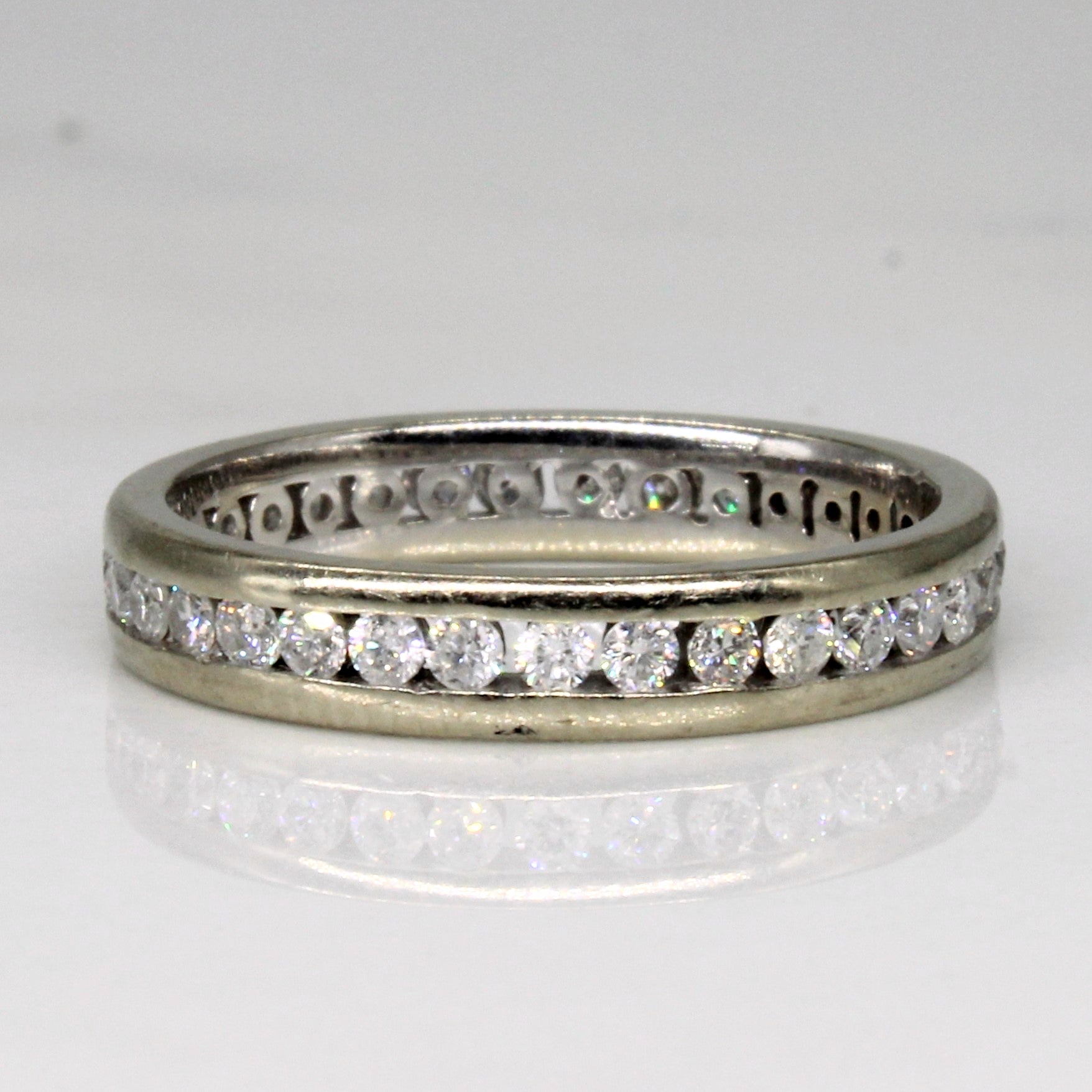 Channel Set Diamond Eternity Band | 0.40ctw | SZ 4.75 |