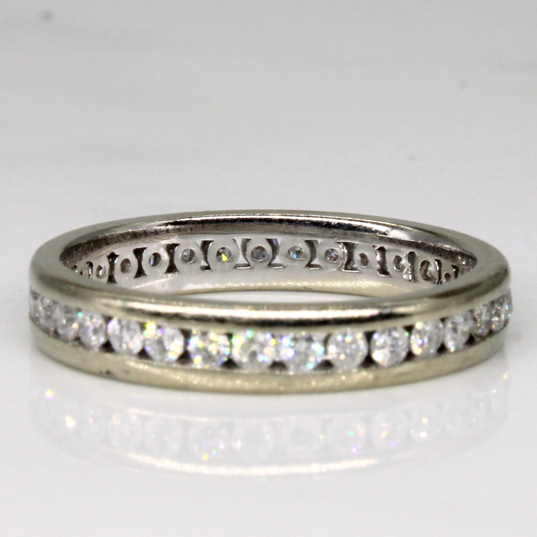 Channel Set Diamond Eternity Band | 0.40ctw | SZ 4.75 |