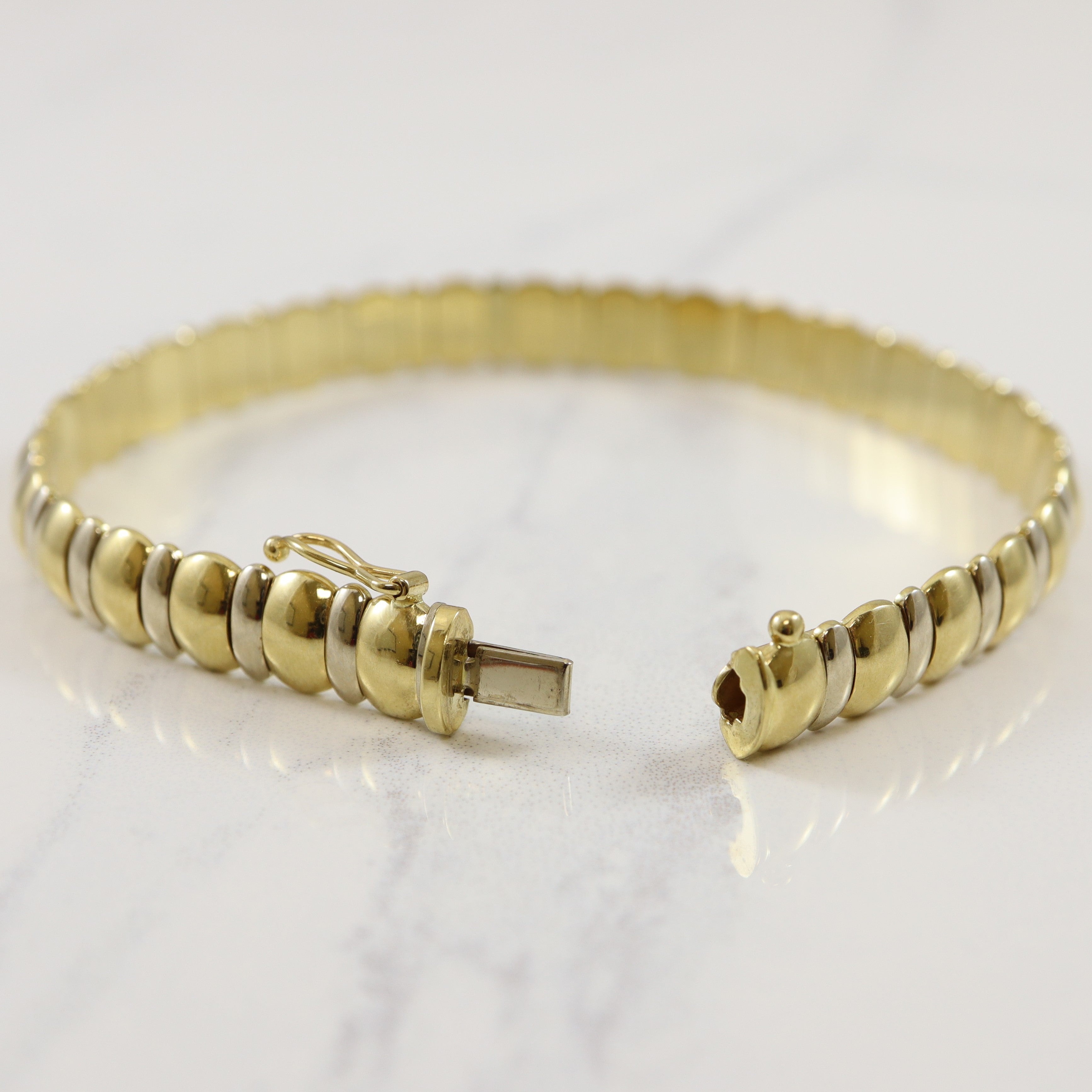 Synthetic White Sapphire Bracelet | 0.36ctw | 7.5" |