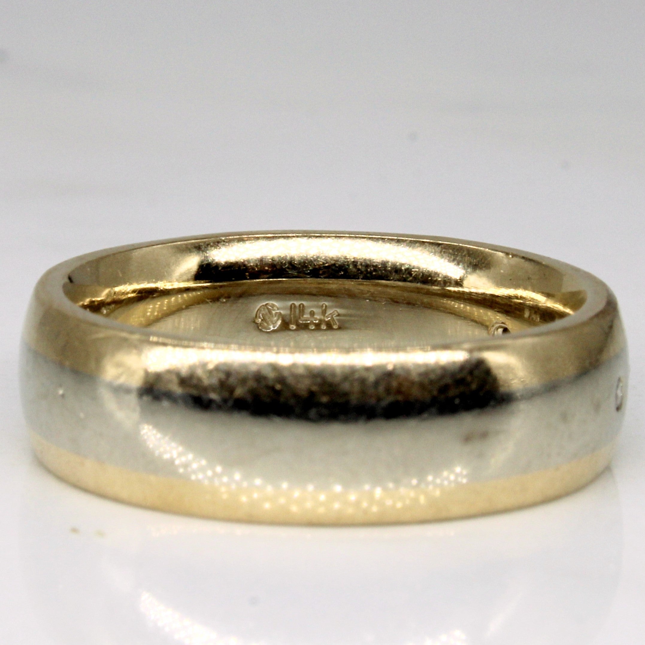 Flush Set Diamond Band | 0.03ctw | SZ 7.25 |