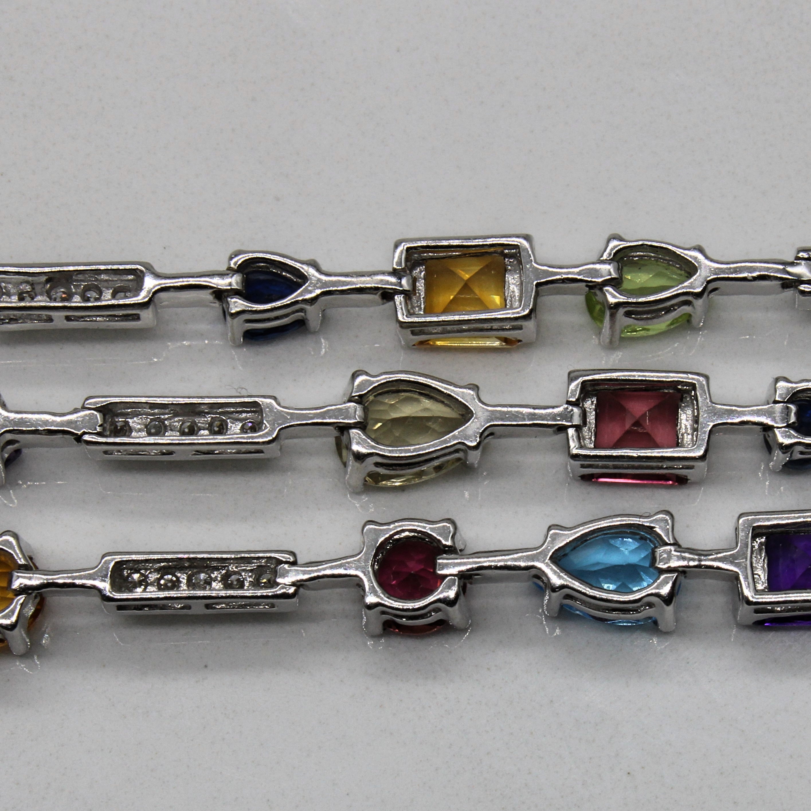 Multi Gem Bracelet | 13.34ctw | 8" |