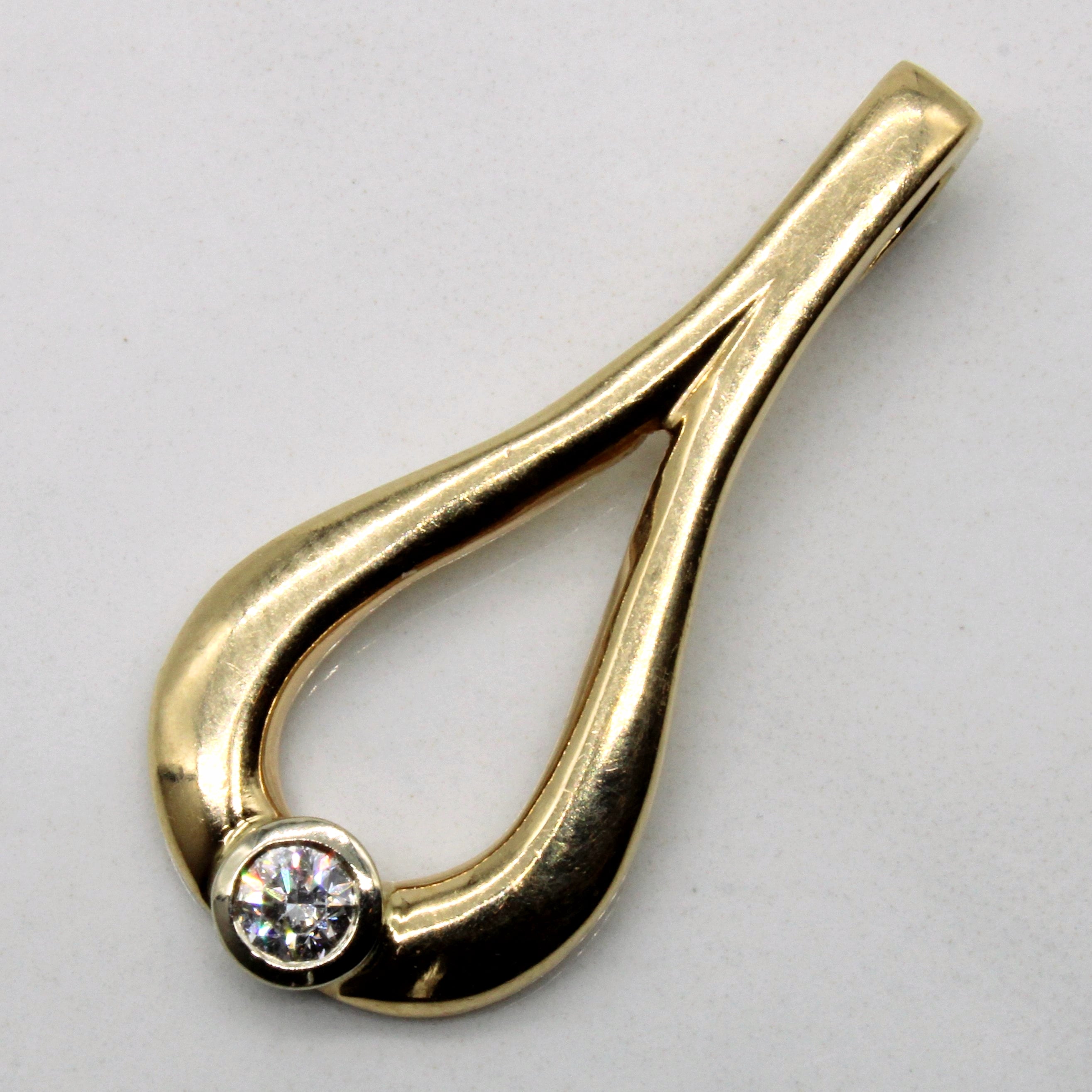 Diamond Drop Pendant | 0.15ct |
