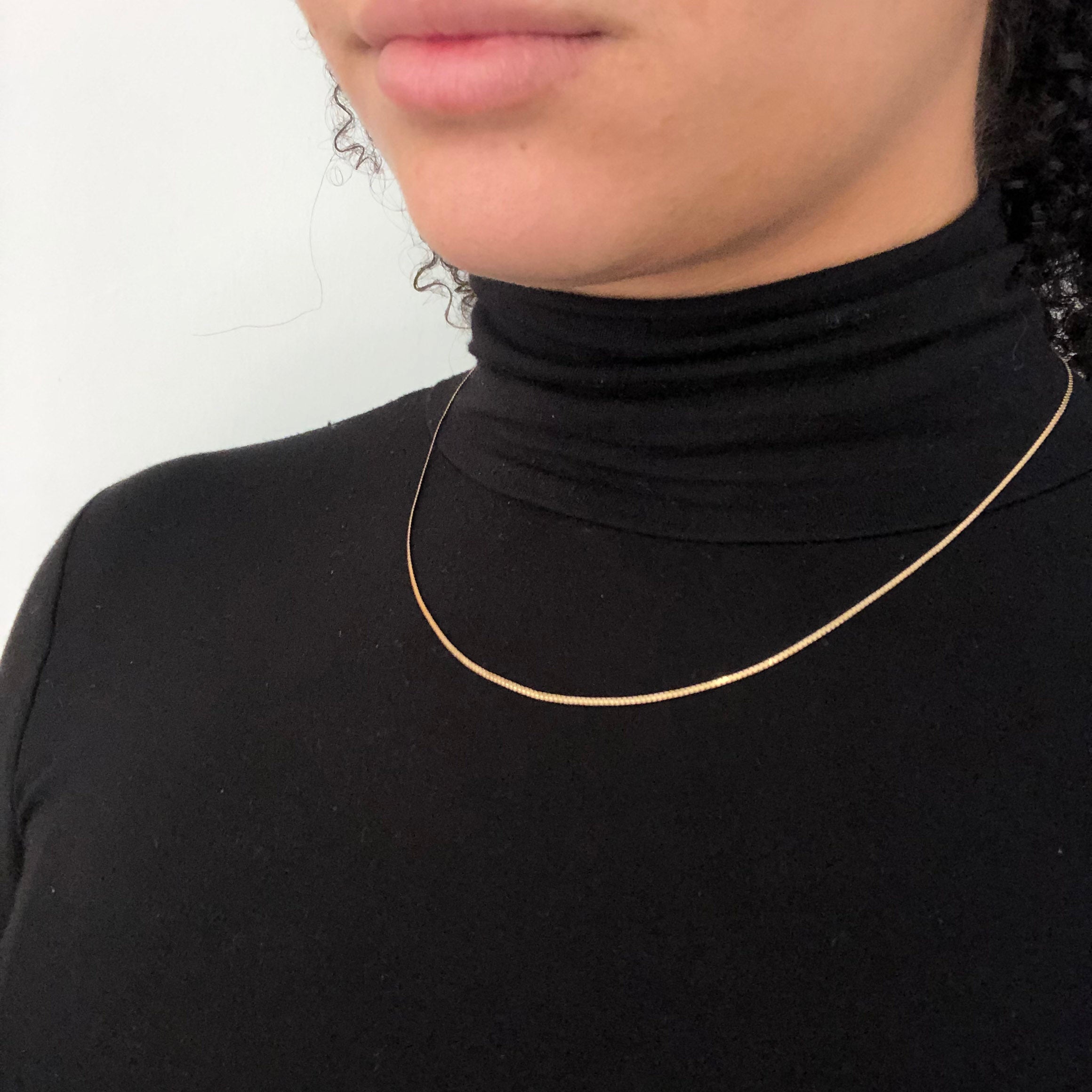 Chaîne en or jaune à maillons en S | 20" |