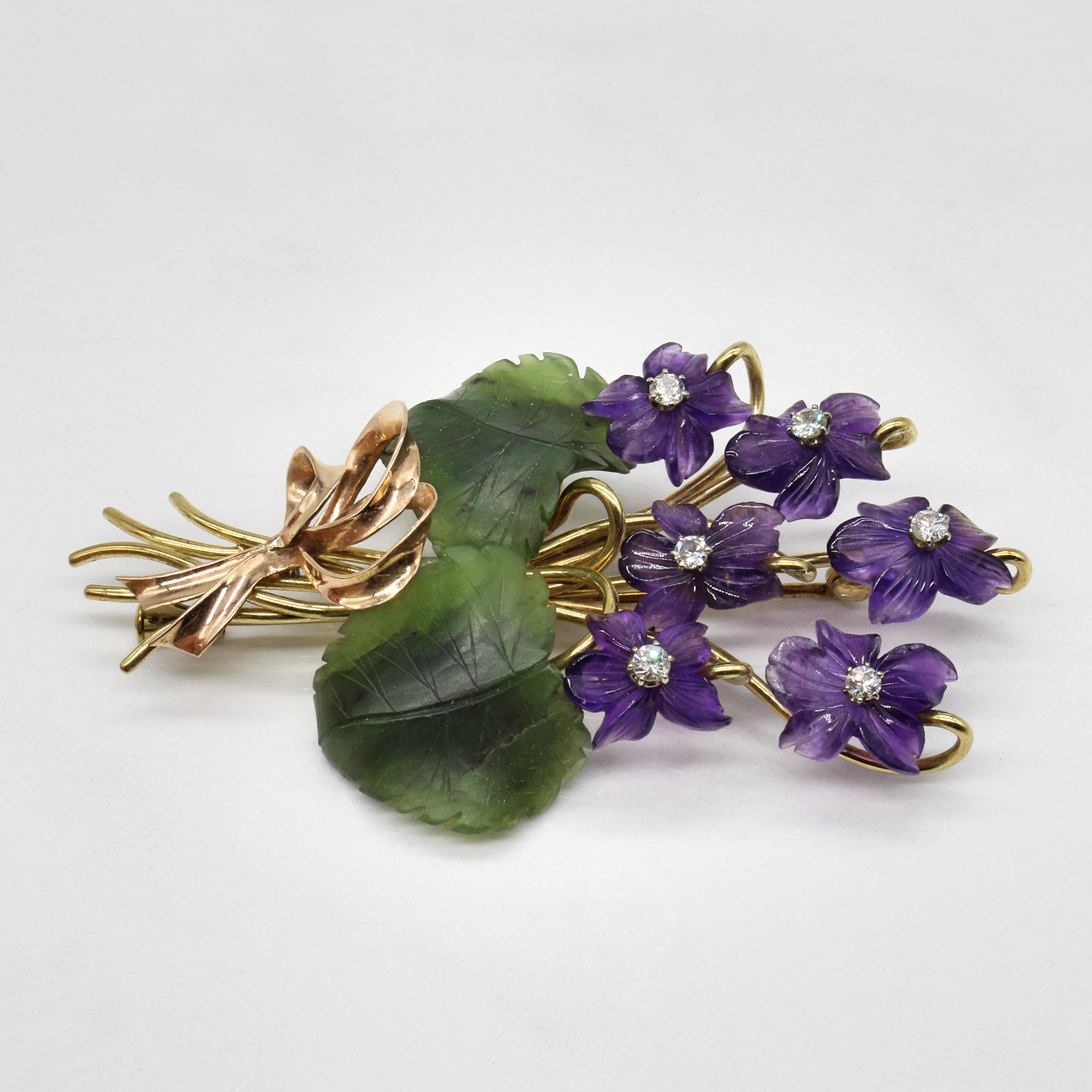 1930s Multi Gem Bouquet Brooch | 23.35ctw |