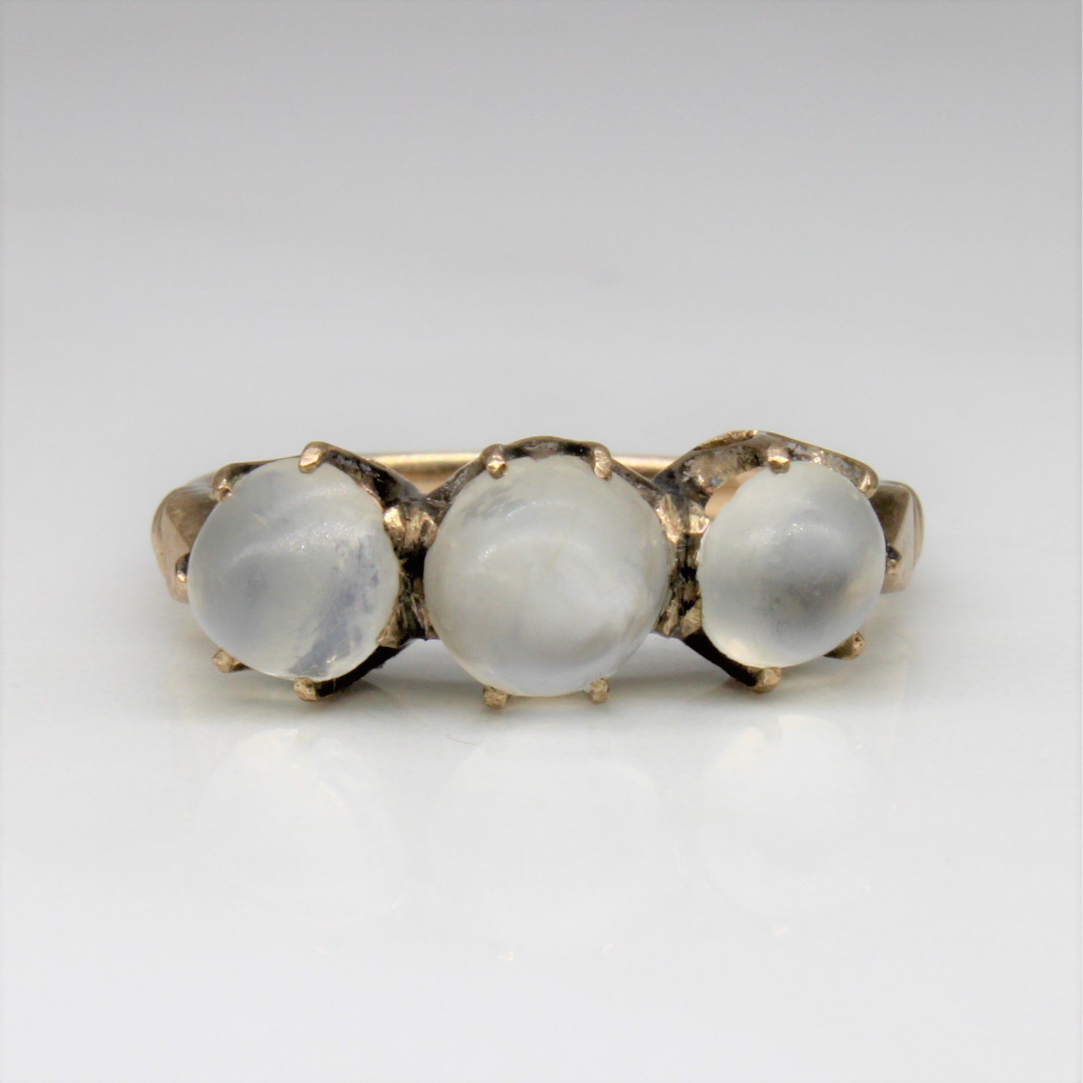 Victorian Era Moonstone Ring | 2.10ctw | SZ 5.25 |