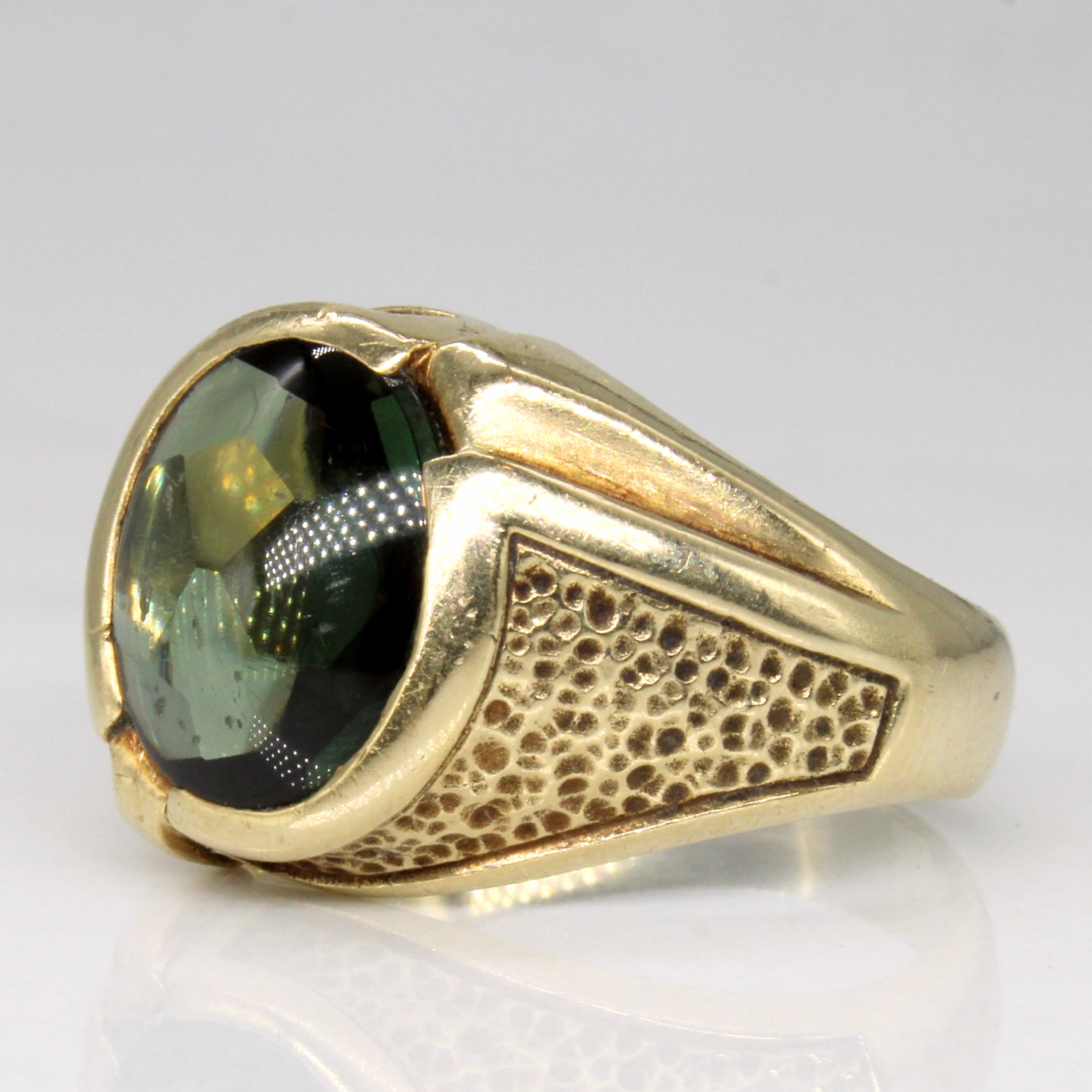 Synthetic Spinel Cocktail Ring | 3.80ct | SZ 8.75 |