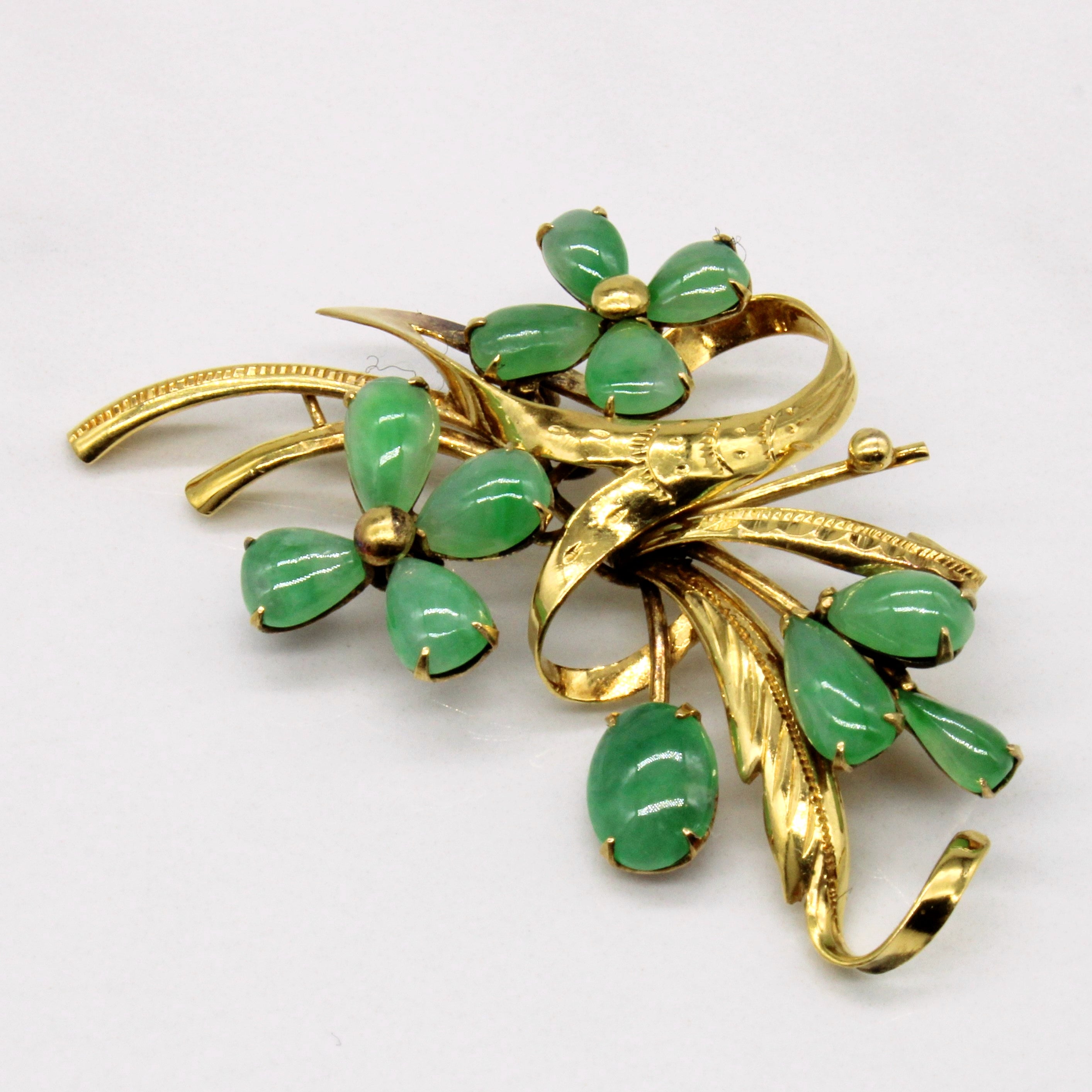 Jadeite Brooch | 2.50ctw |