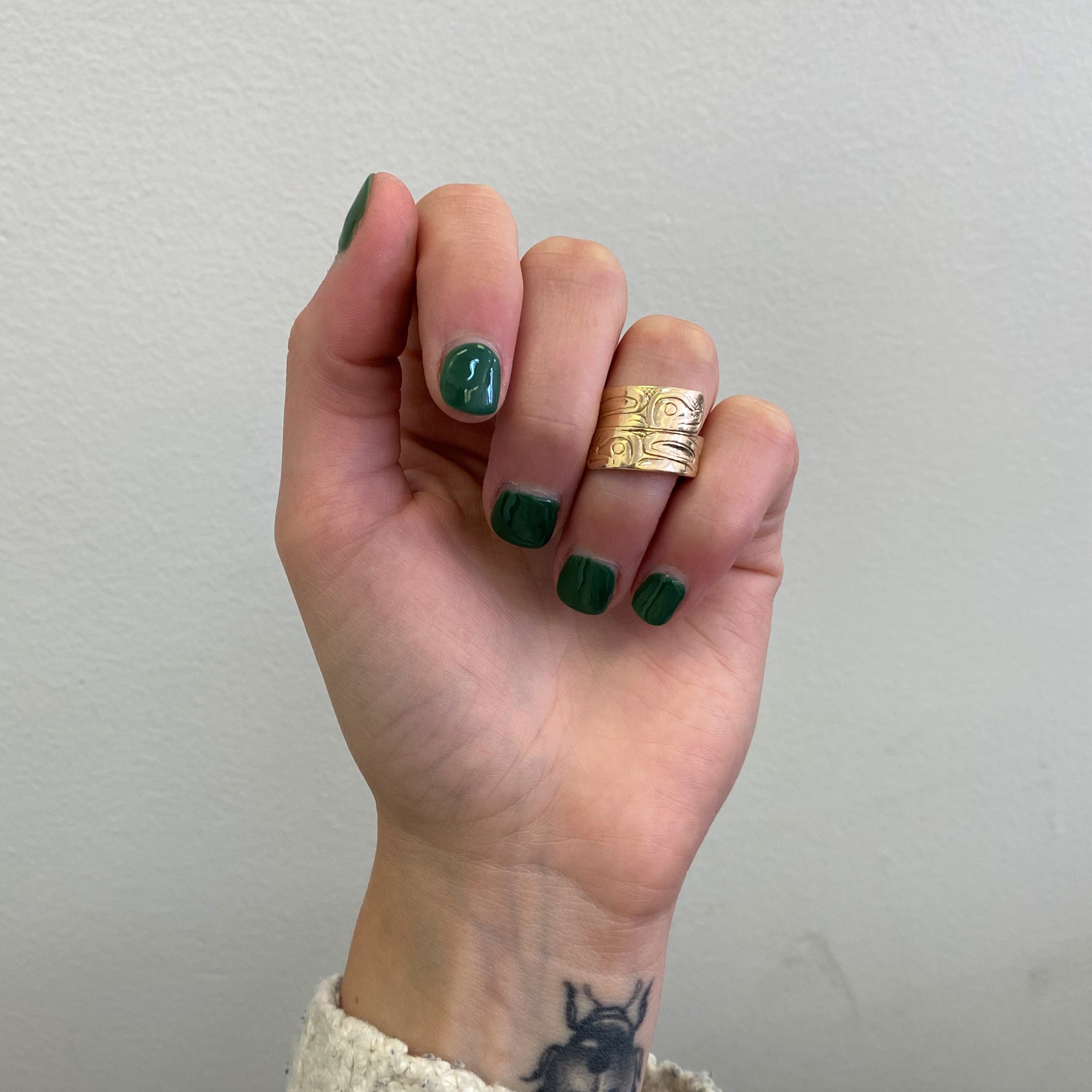 Indigenous Bear Art Bypass Ring | SZ 7.25 |